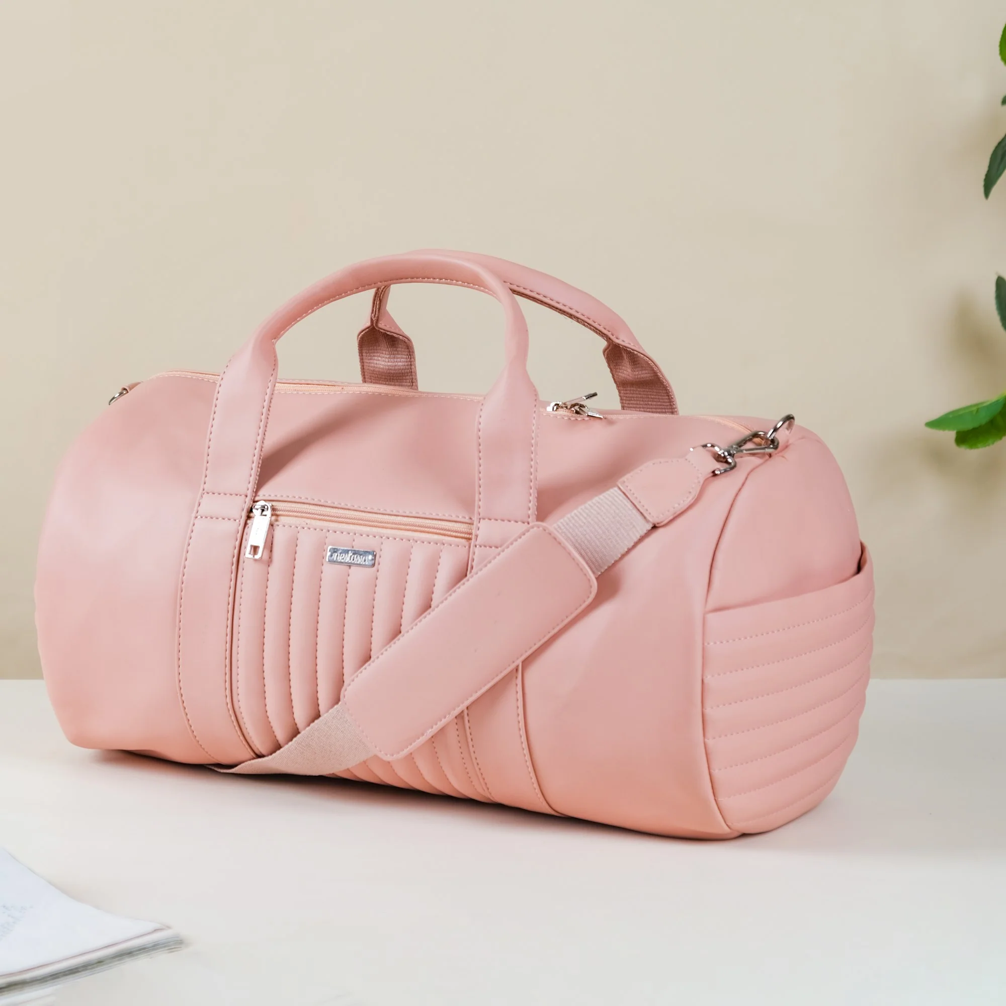Travel Duffle Bag Pink Set Of 2 - Image 18