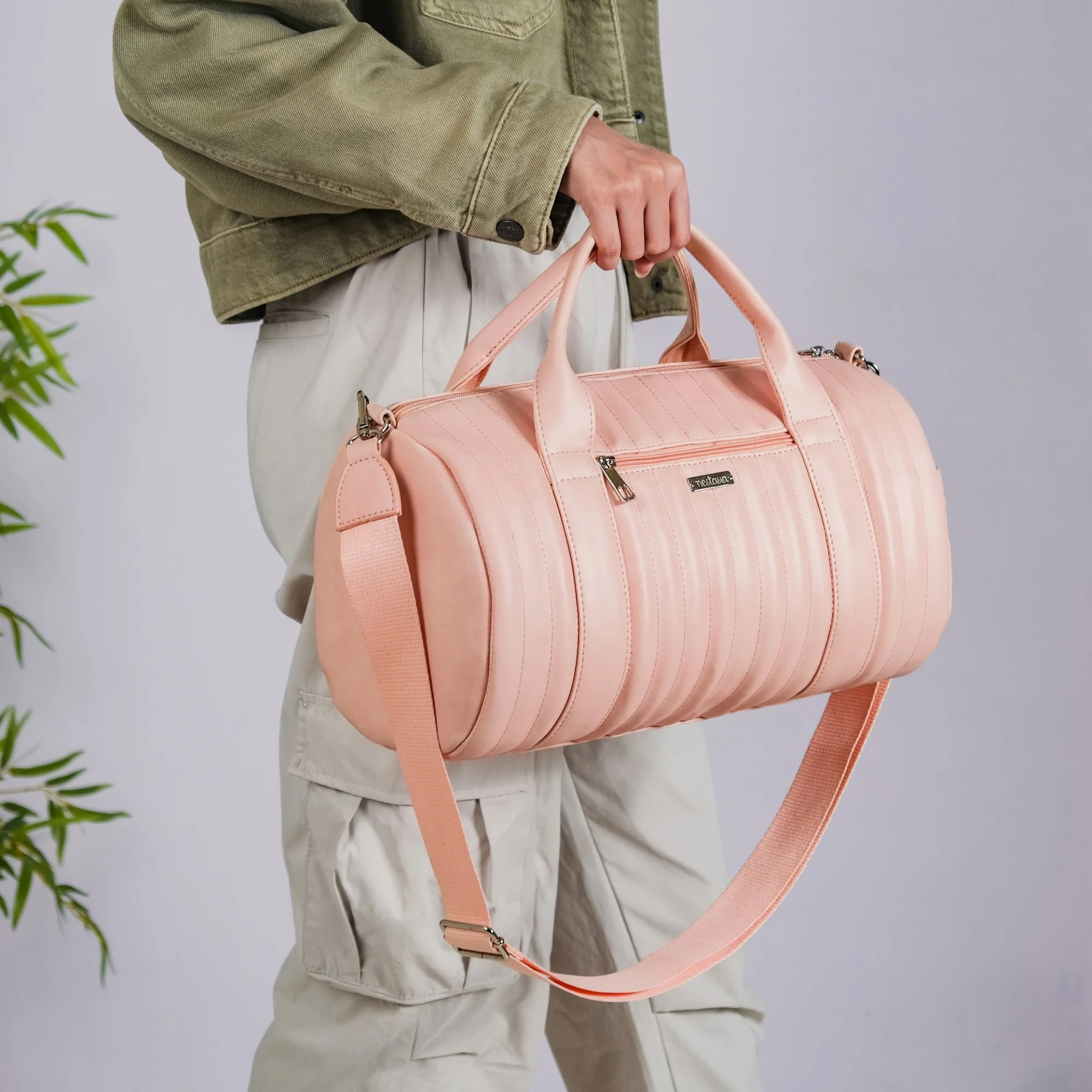 Travel Duffle Bag Pink Set Of 2 - Image 23