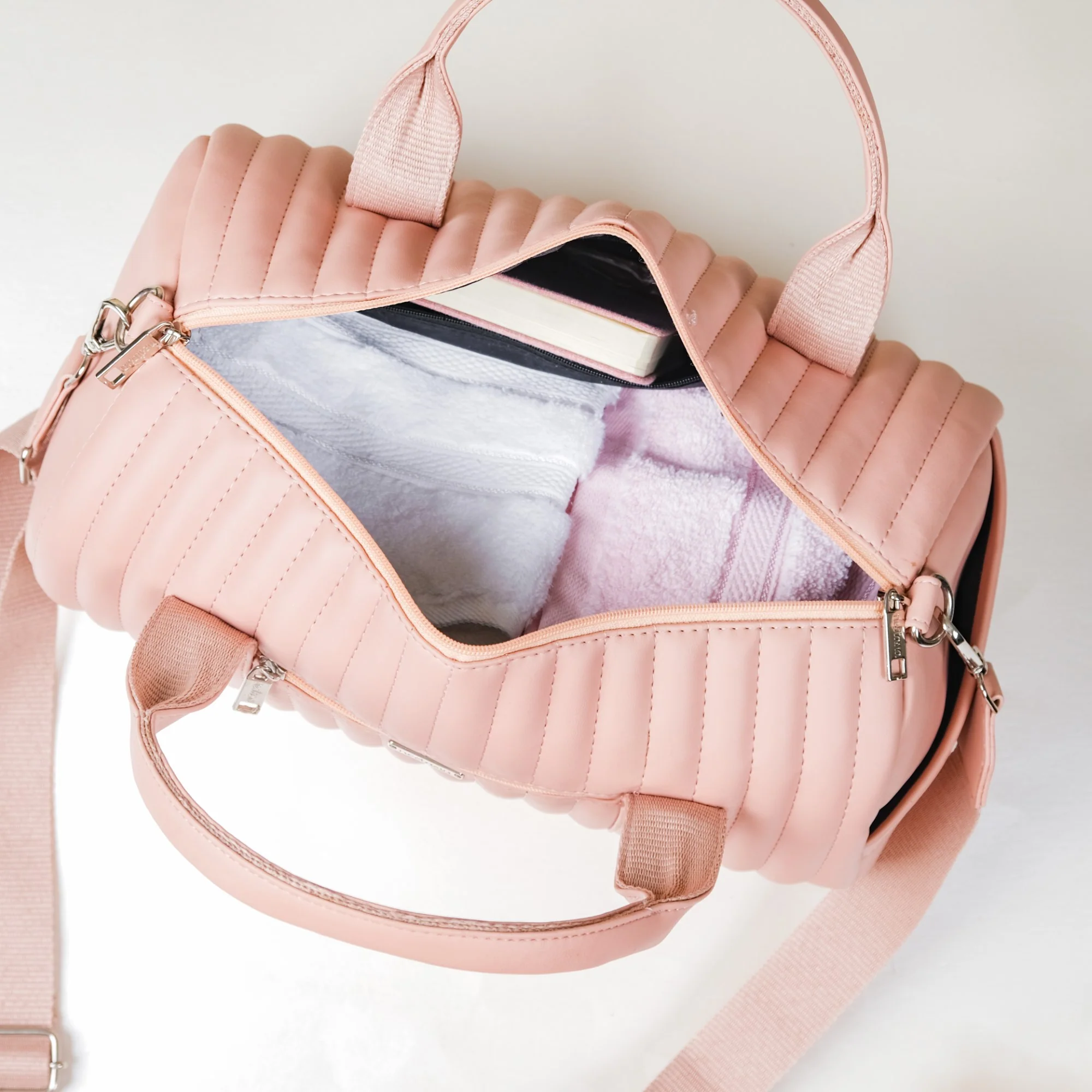 Travel Duffle Bag Pink Set Of 2 - Image 7