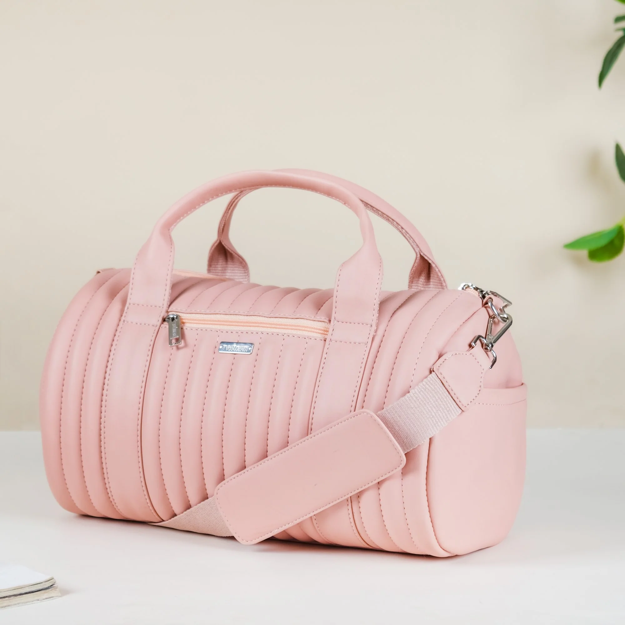 Travel Duffle Bag Pink Set Of 2 - Image 9