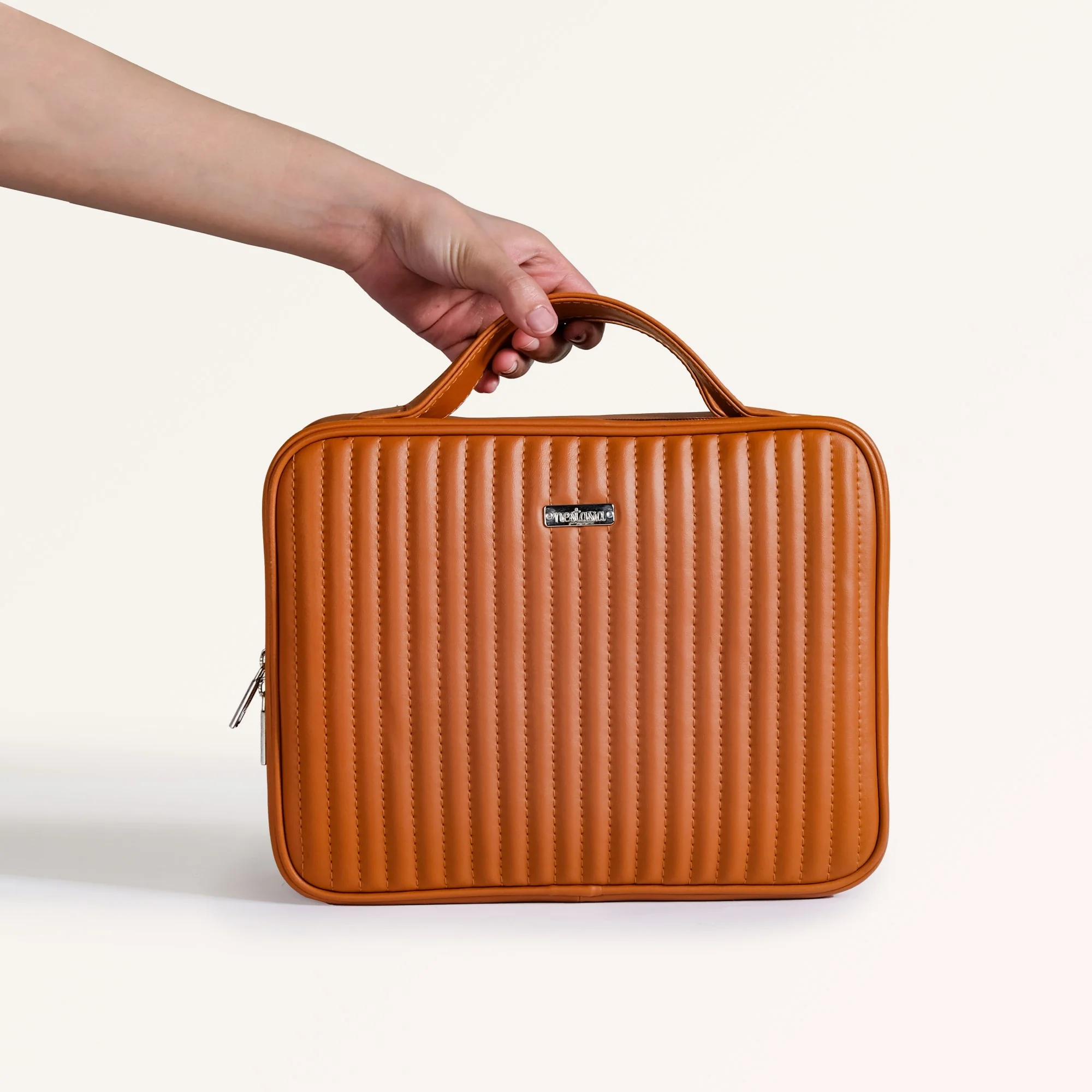 Travel Kit Bag Brown - Image 3