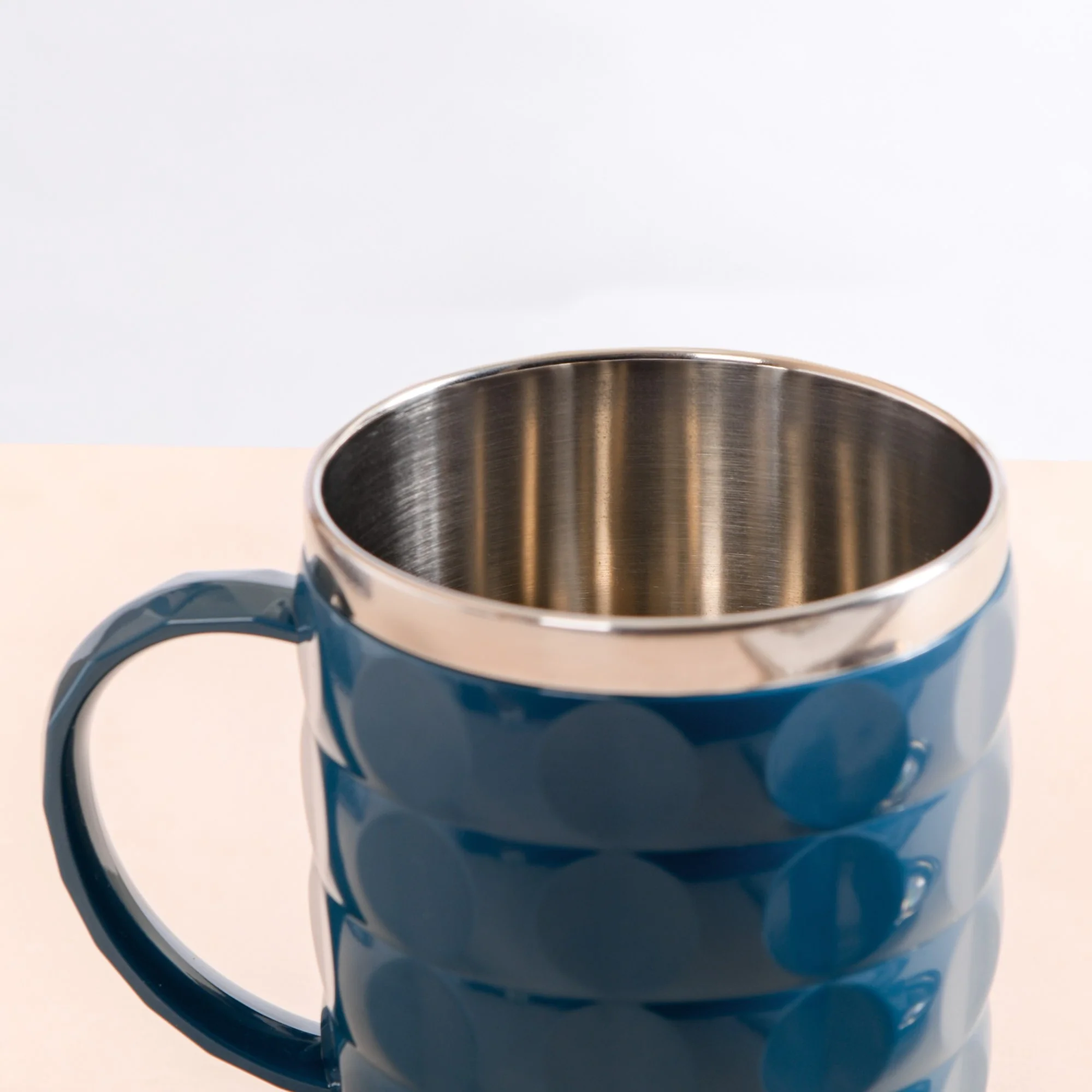 Travel Mug With Lid Set Of 2 Blue 400ml - Image 8