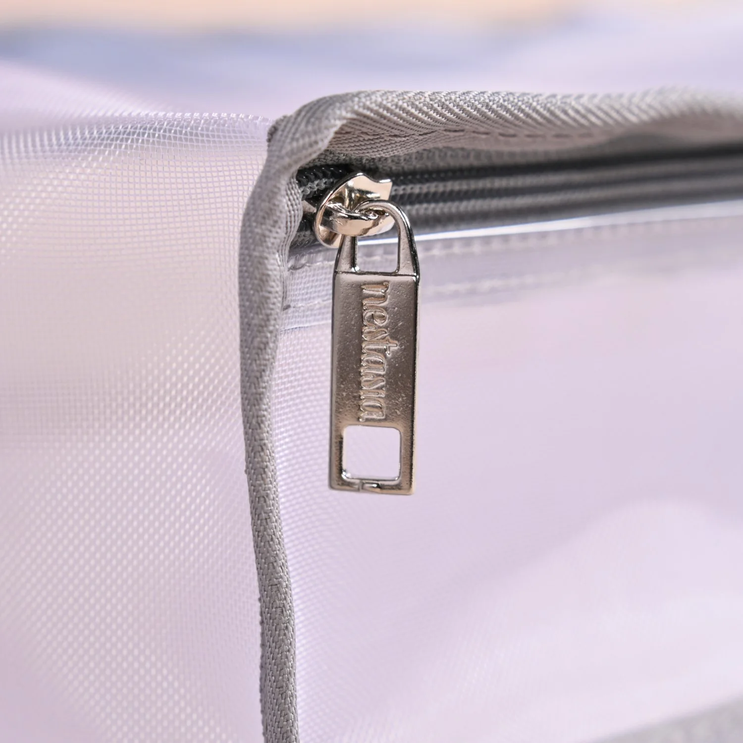 Travel Organiser Storage Bags In Grey Set Of 3 - Image 6