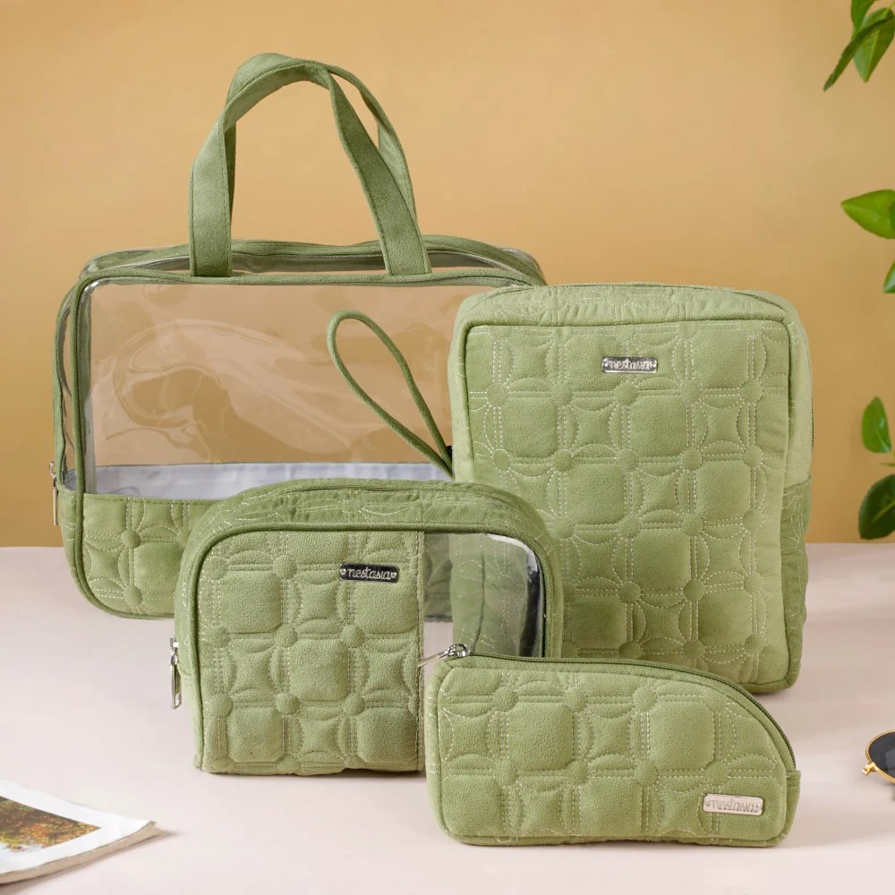 Travel Organizer Kit Set Of 4 Green - Image 3