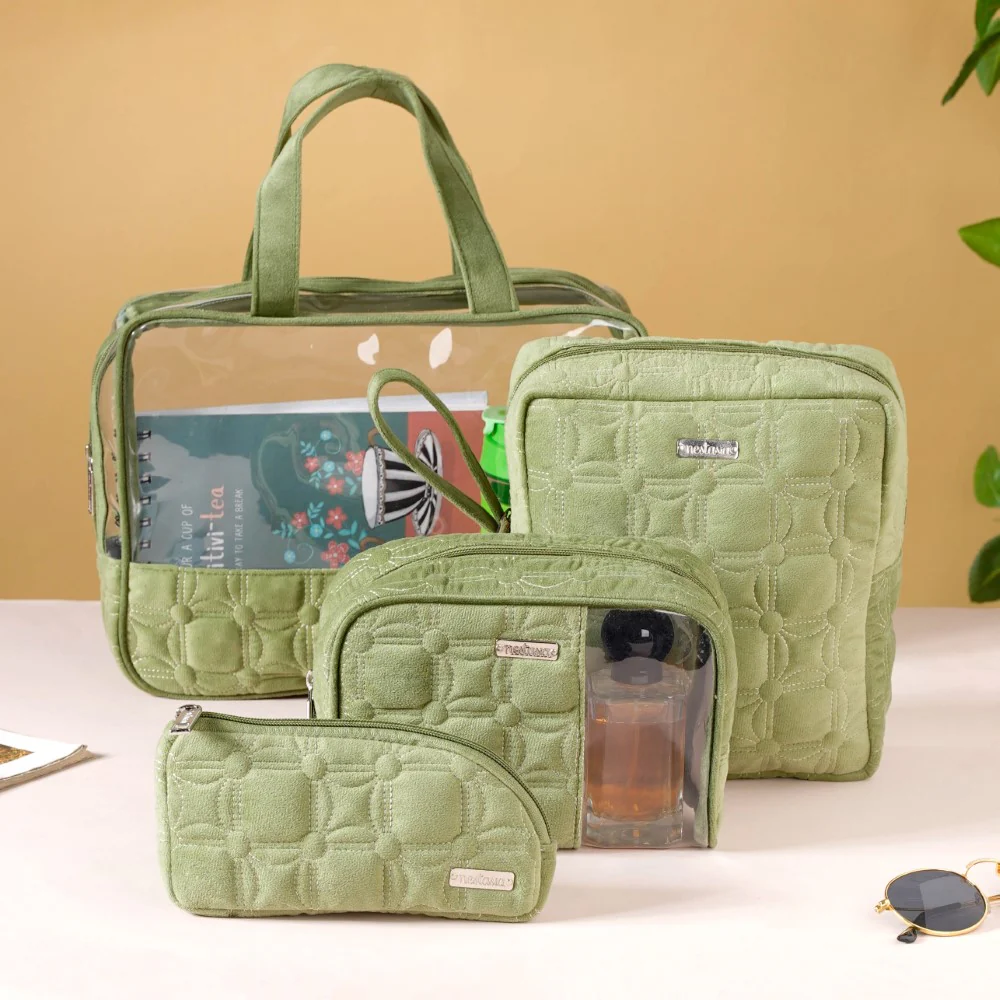 Travel Organizer Kit Set Of 4 Green - Image 5