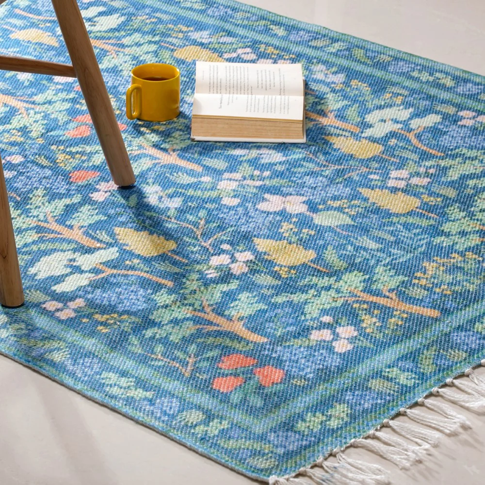Tree Grove Floor Carpet Blue - Image 7