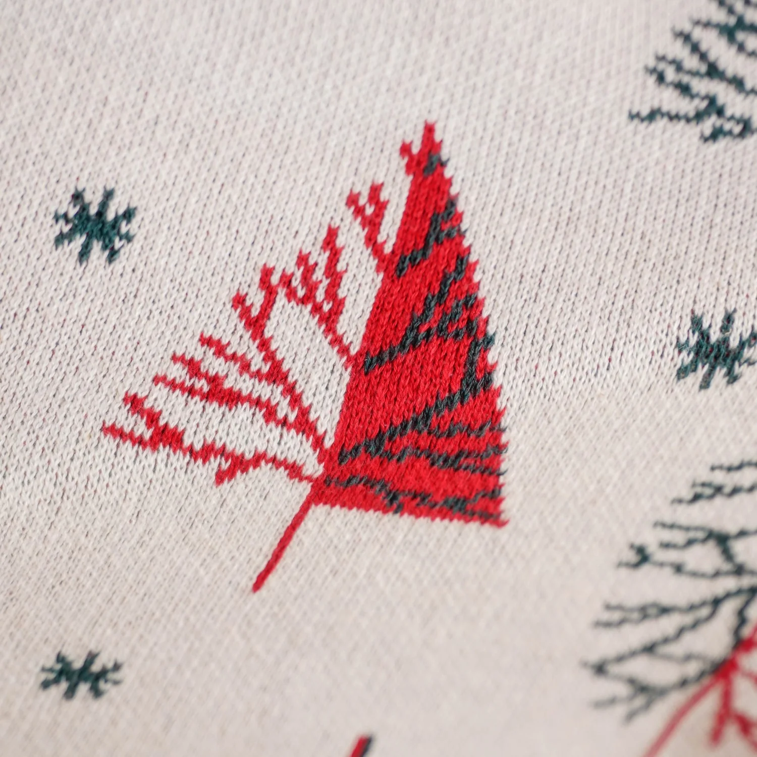 Trees And Snowflakes Throw Blanket - Image 6