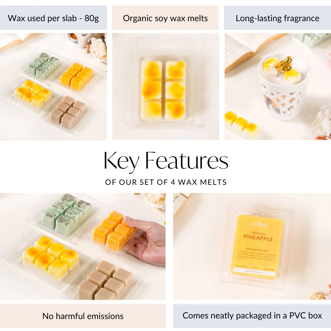 Tropical Aromatic Wax Melts Set Of 4 - Image 5