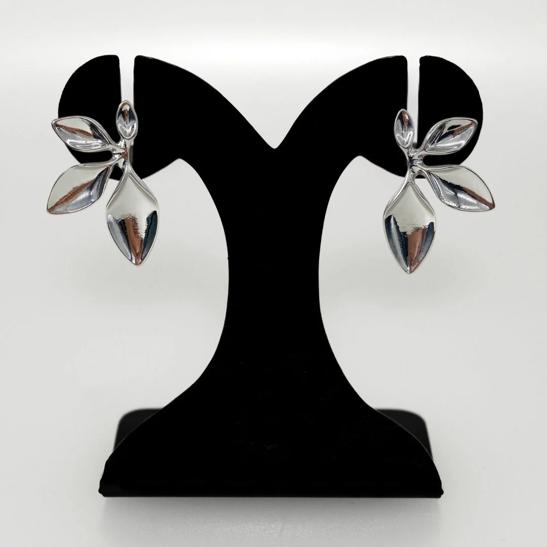 Tropical Grace Earrings Silver - Image 6