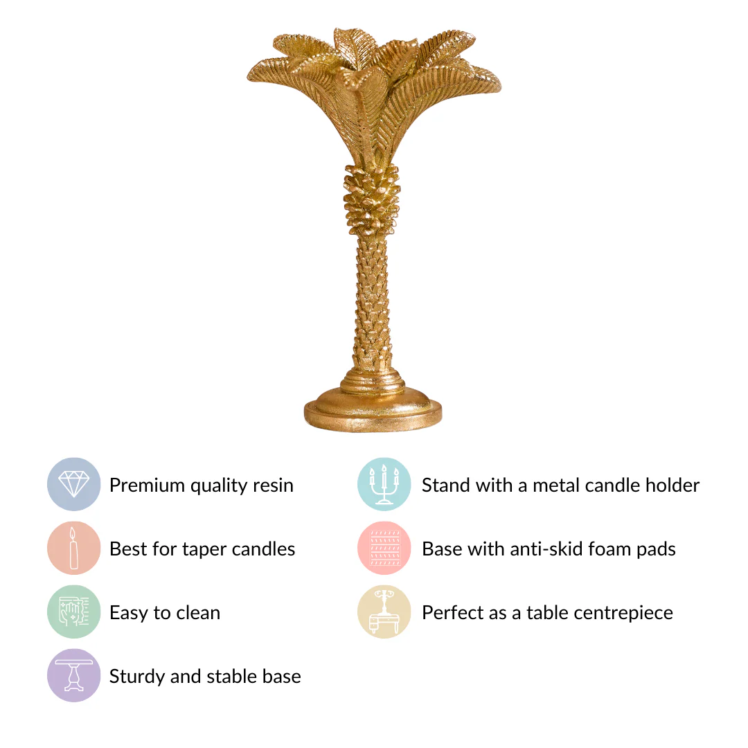 Tropical Palm Tree Candle Stand - Image 5