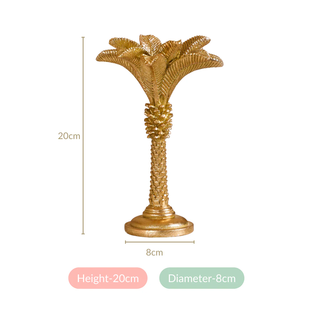 Tropical Palm Tree Candle Stand - Image 6