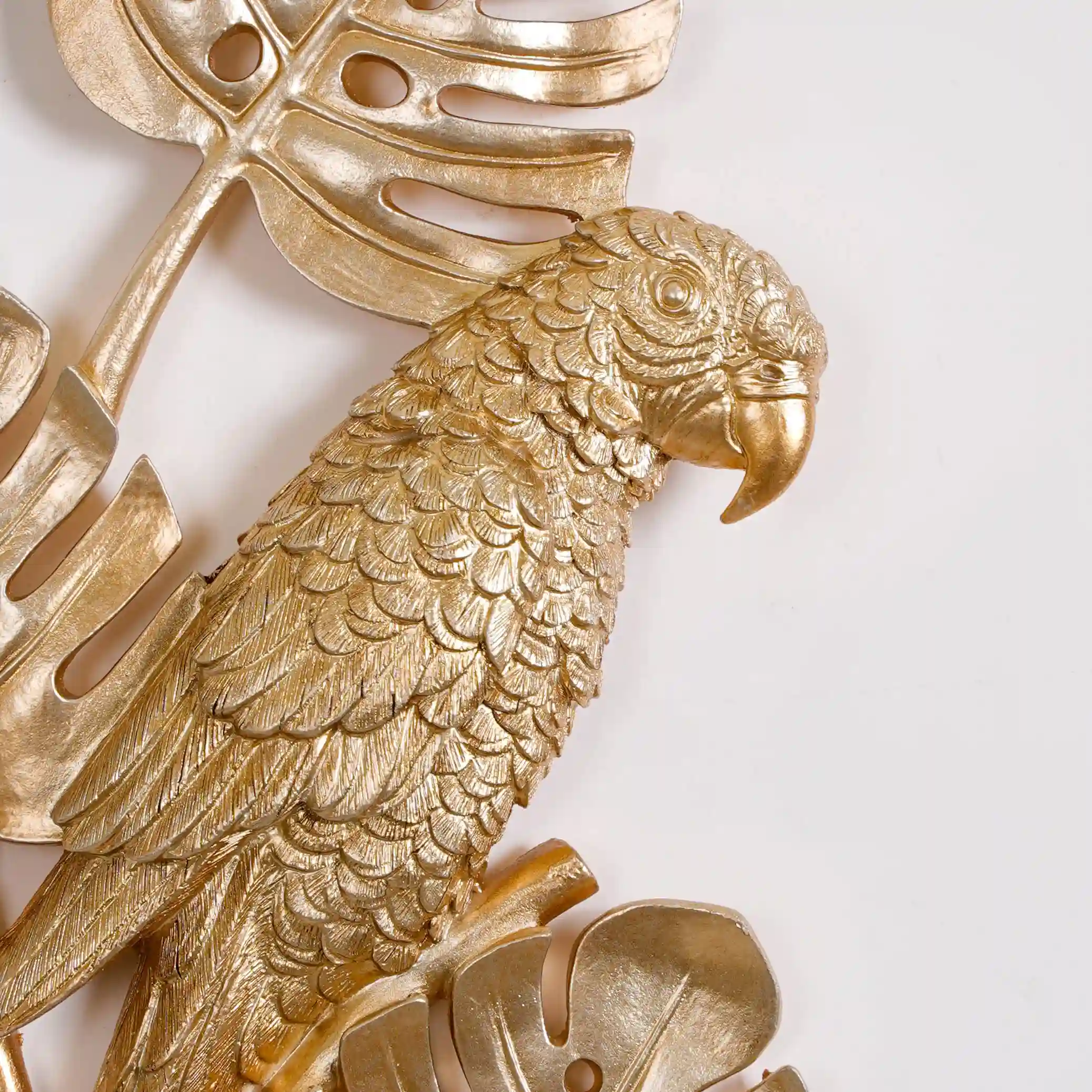 Tropical Parrot Wall Decor Gold - Image 3