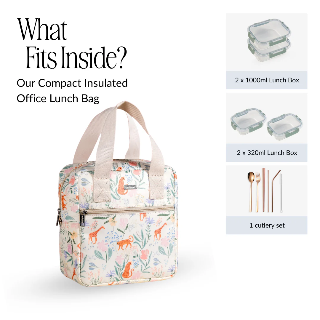 Tropical Safari Animal Print Lunch Bag - Image 6