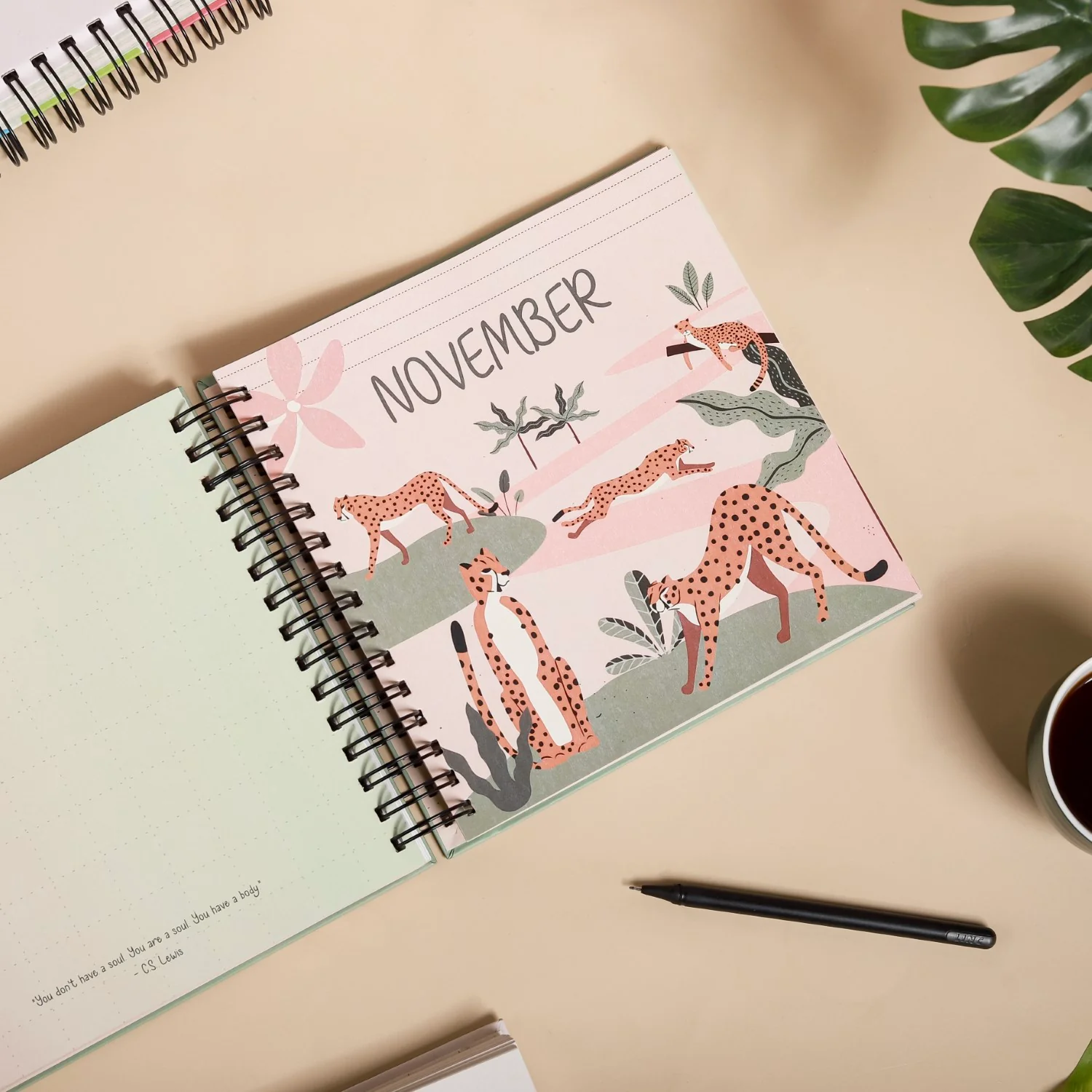 Tropical Undated Wiro Bound Yearly Planner - Image 7