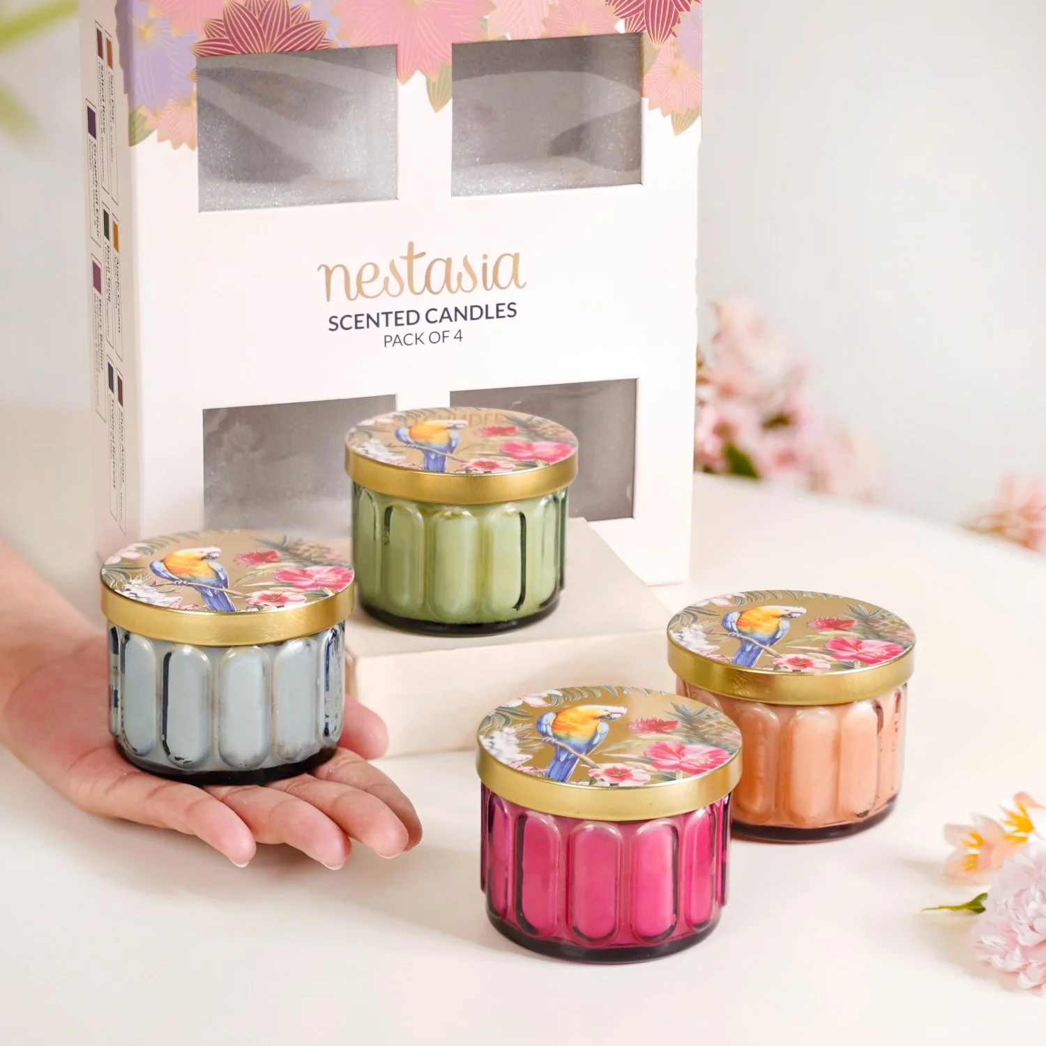 Tropical Wellness Scented Candle Set Of 4 - Image 4