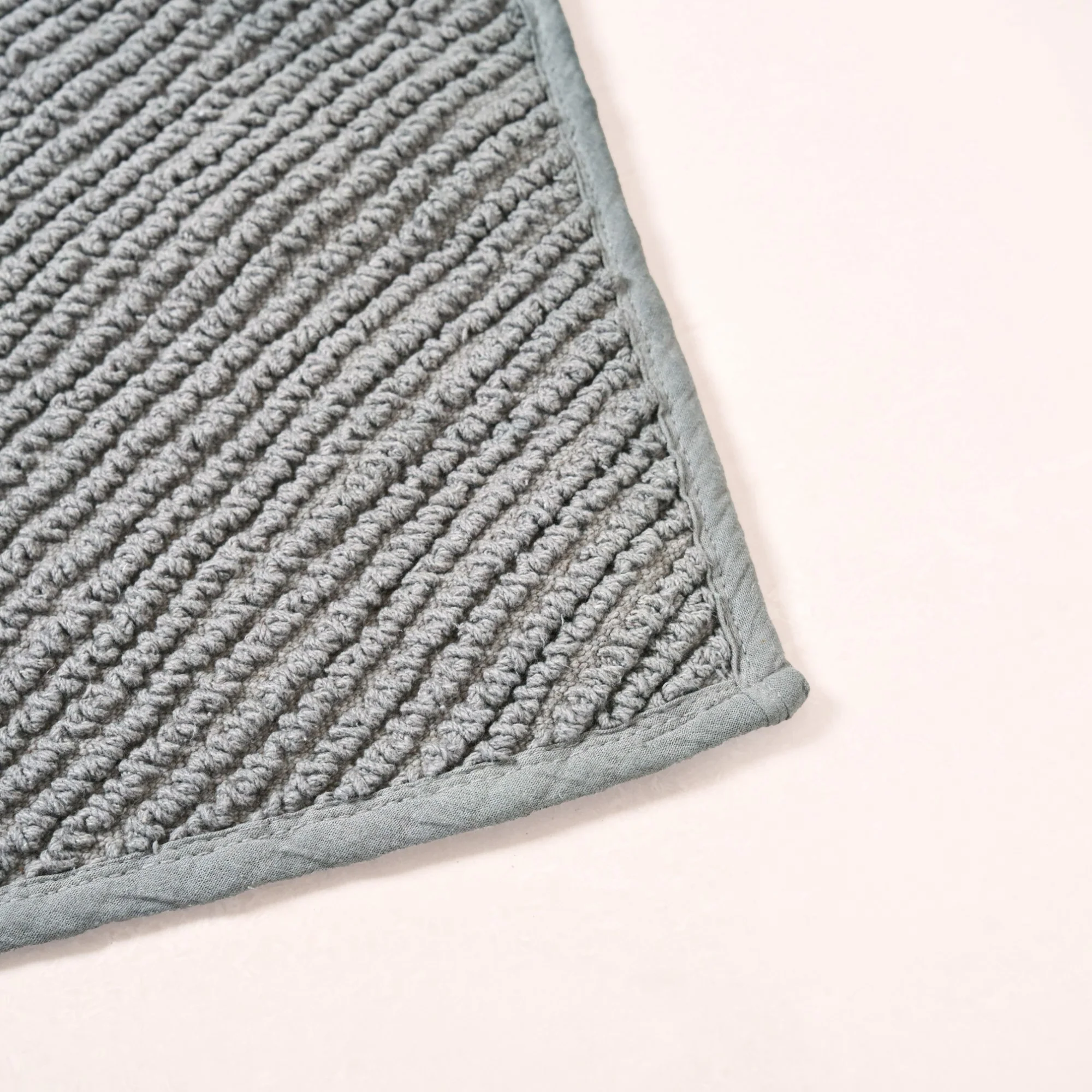 Tufted Cotton Reversible Muted Tones Floor Mat Duo 60x40cm - Image 5