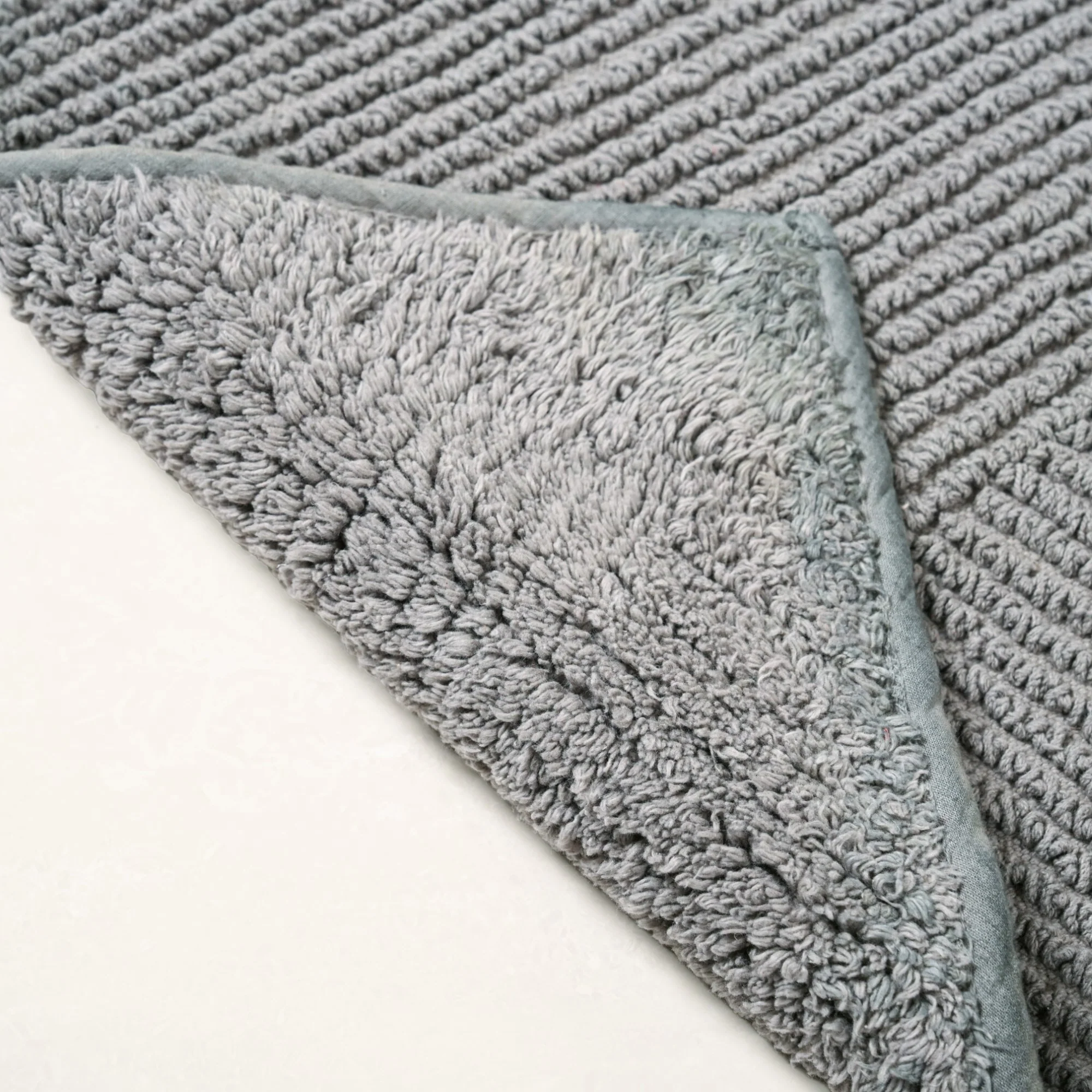 Tufted Cotton Reversible Muted Tones Floor Mat Duo 60x40cm - Image 6