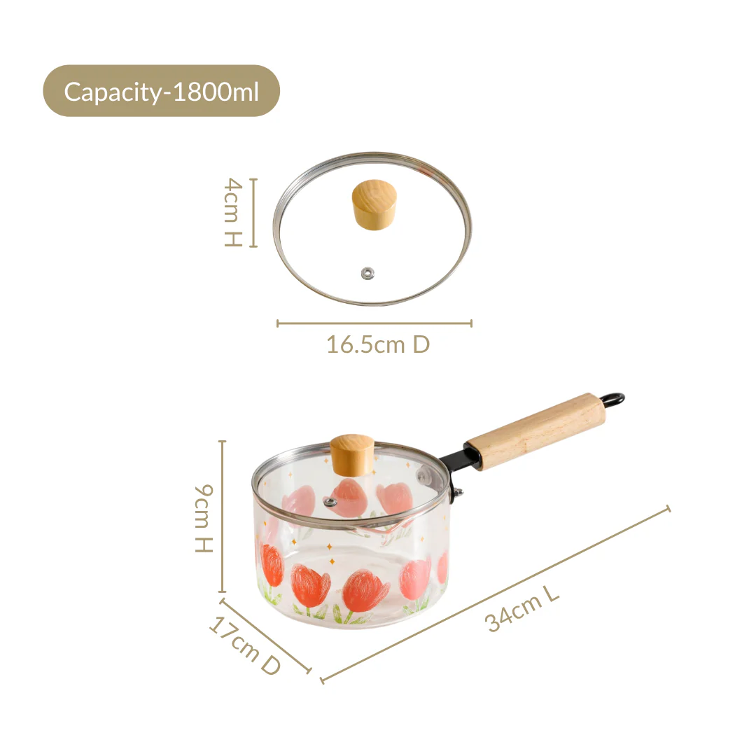 Tulip Saucepan With Lid 1800ml - Image 3
