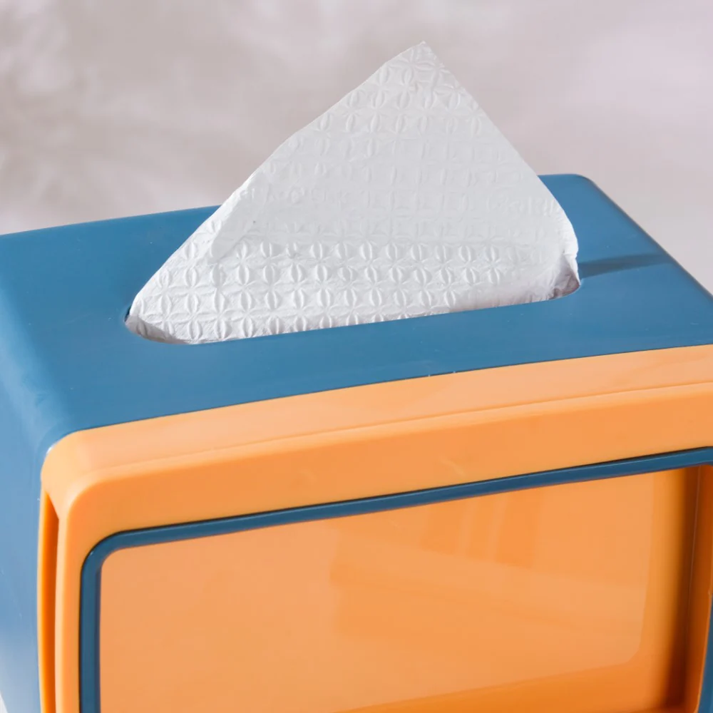 TV Tissue Box With Stand Blue - Image 7