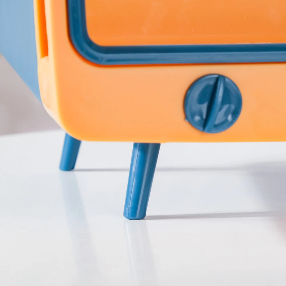 TV Tissue Box With Stand Blue - Image 9