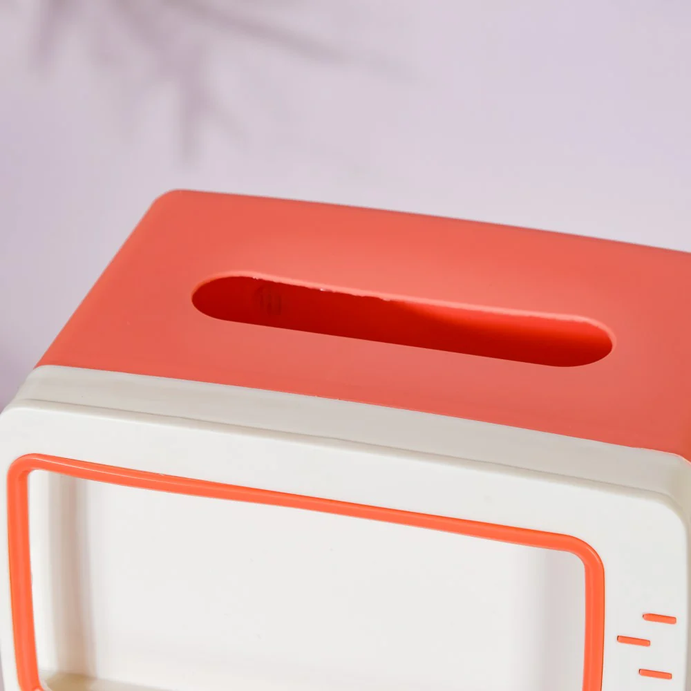 TV Tissue Box With Stand Pink - Image 12
