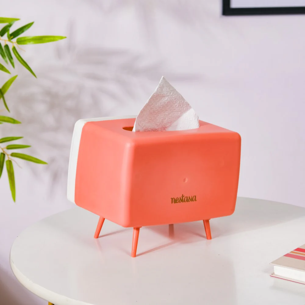TV Tissue Box With Stand Pink - Image 13