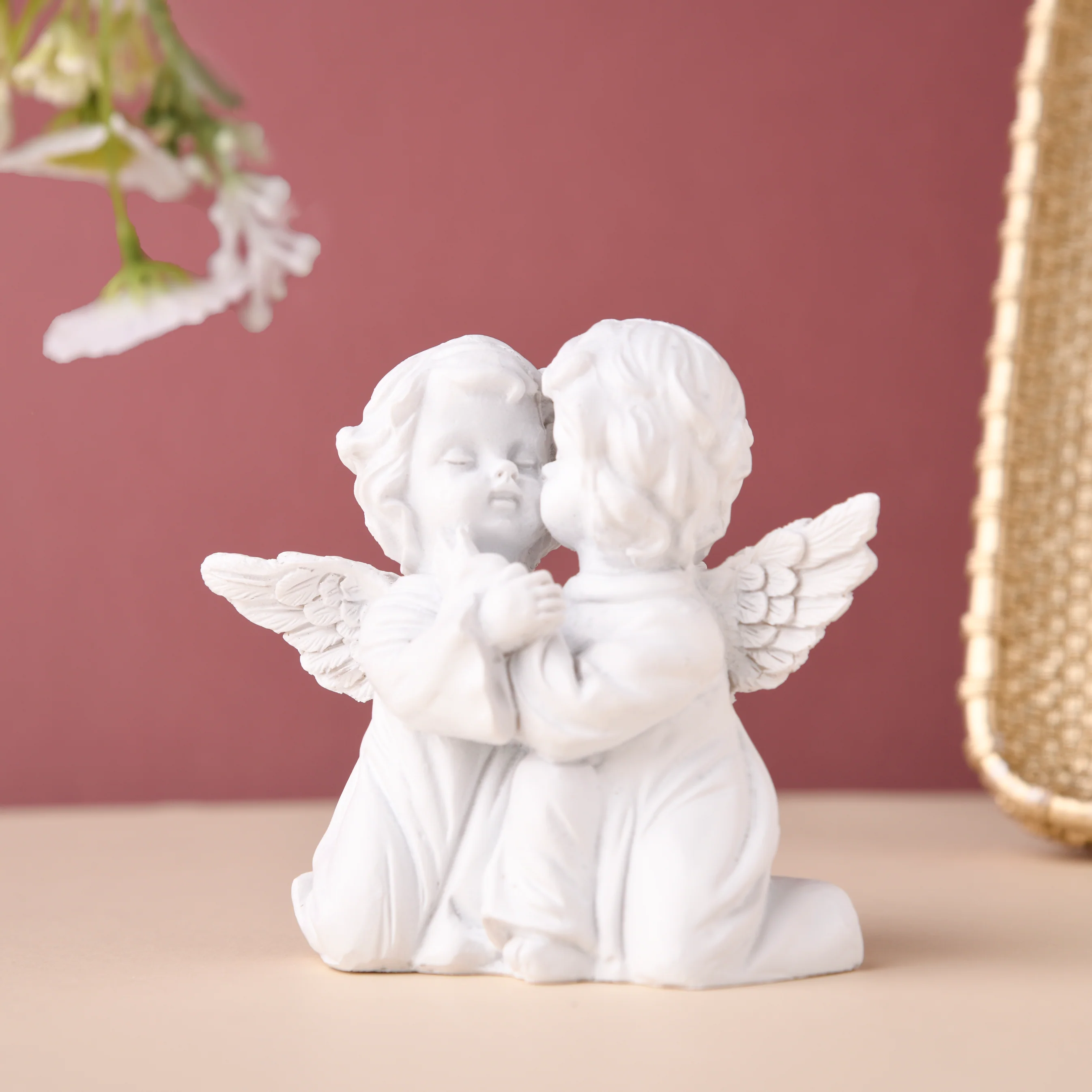 Twin Angel Decor Piece