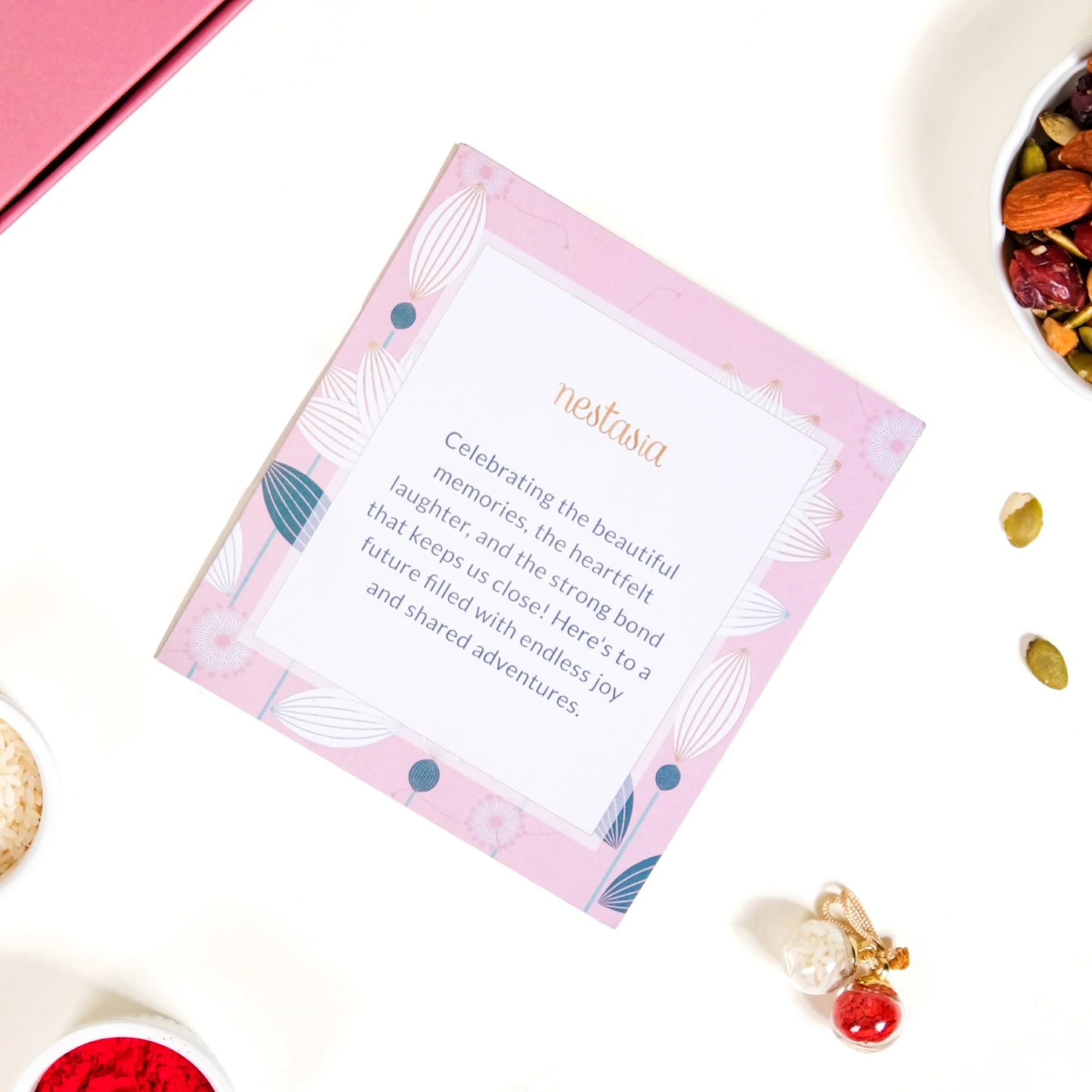 Uber Chic Fashionista Rakhi Gift Set For Sister - Image 8