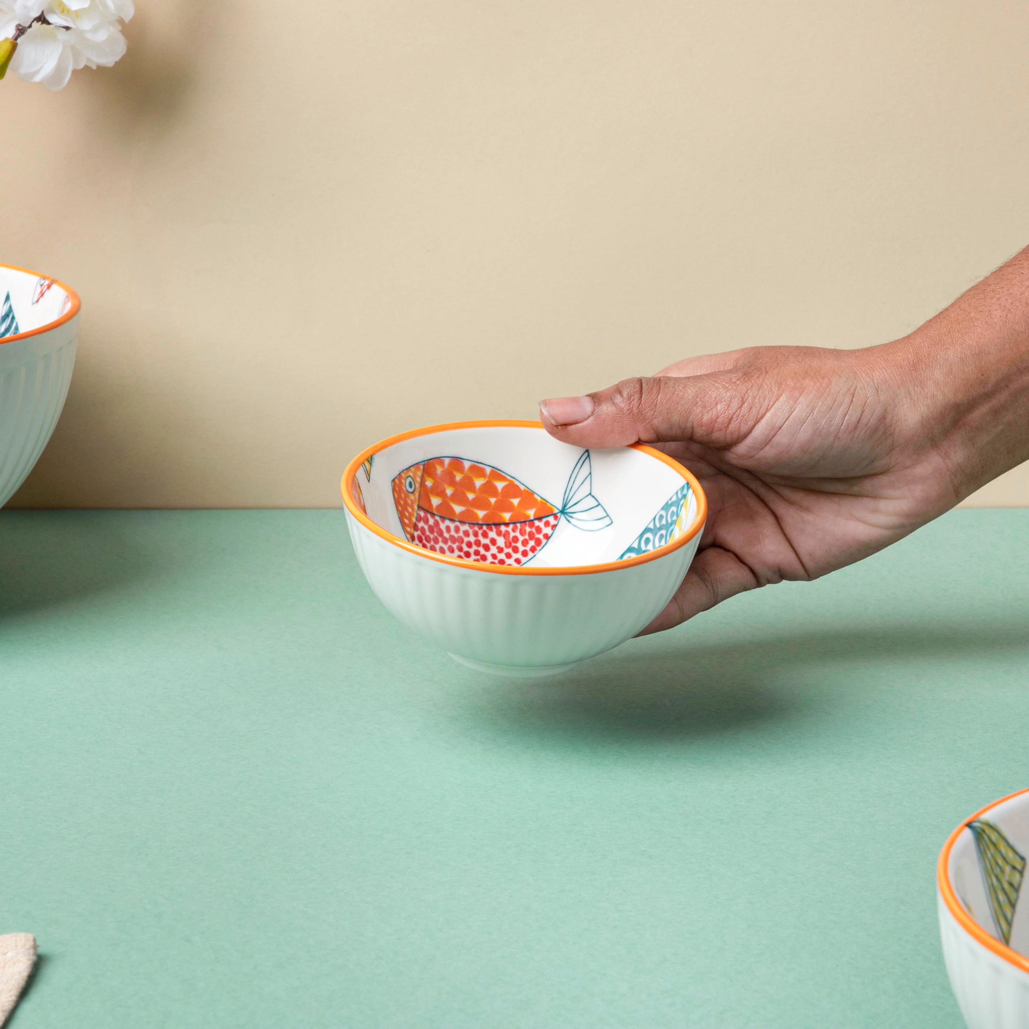 Ukiyo Ceramic Snack Bowl Small 150 ml - Image 3
