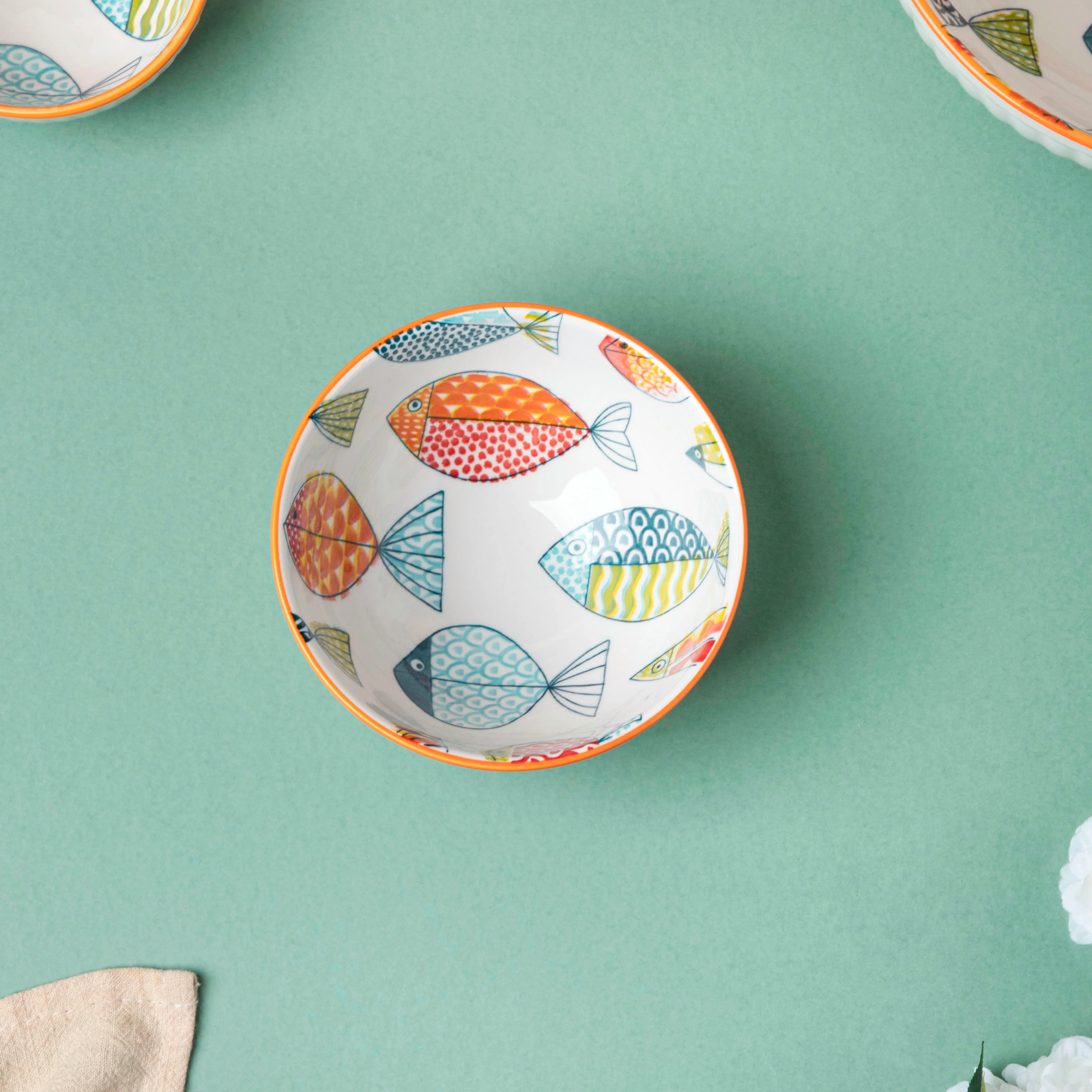Ukiyo Ceramic Soup Bowl - Image 2