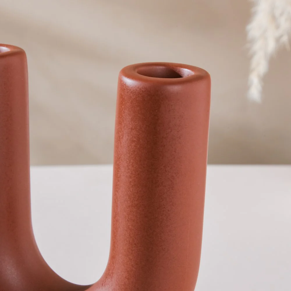 Ultra Mod Ceramic Candle Holder 2 Arm - Image 7