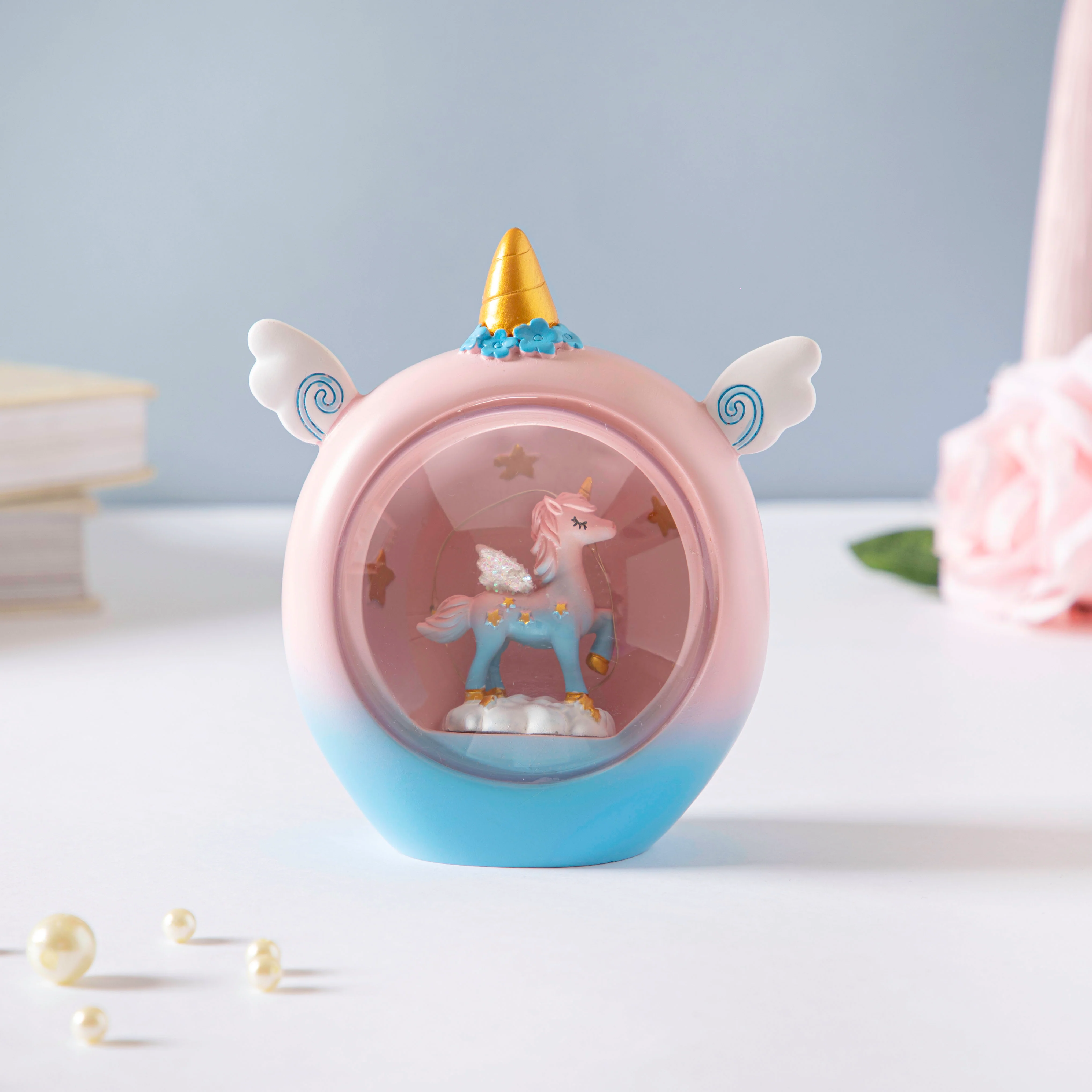 Unicorn Night Lamp Showpiece Pink - Image 3