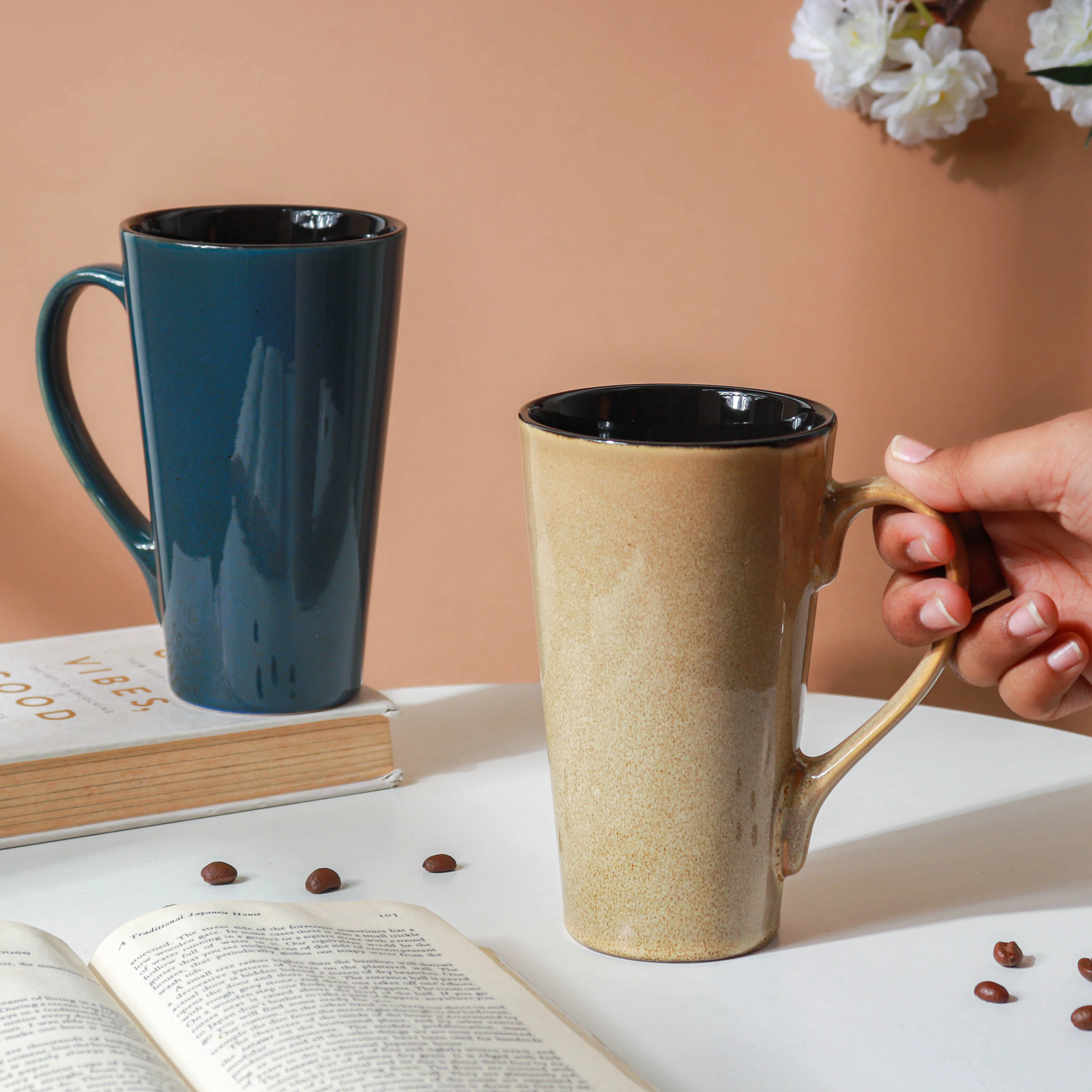 V Neck Coffee Mug - Image 4