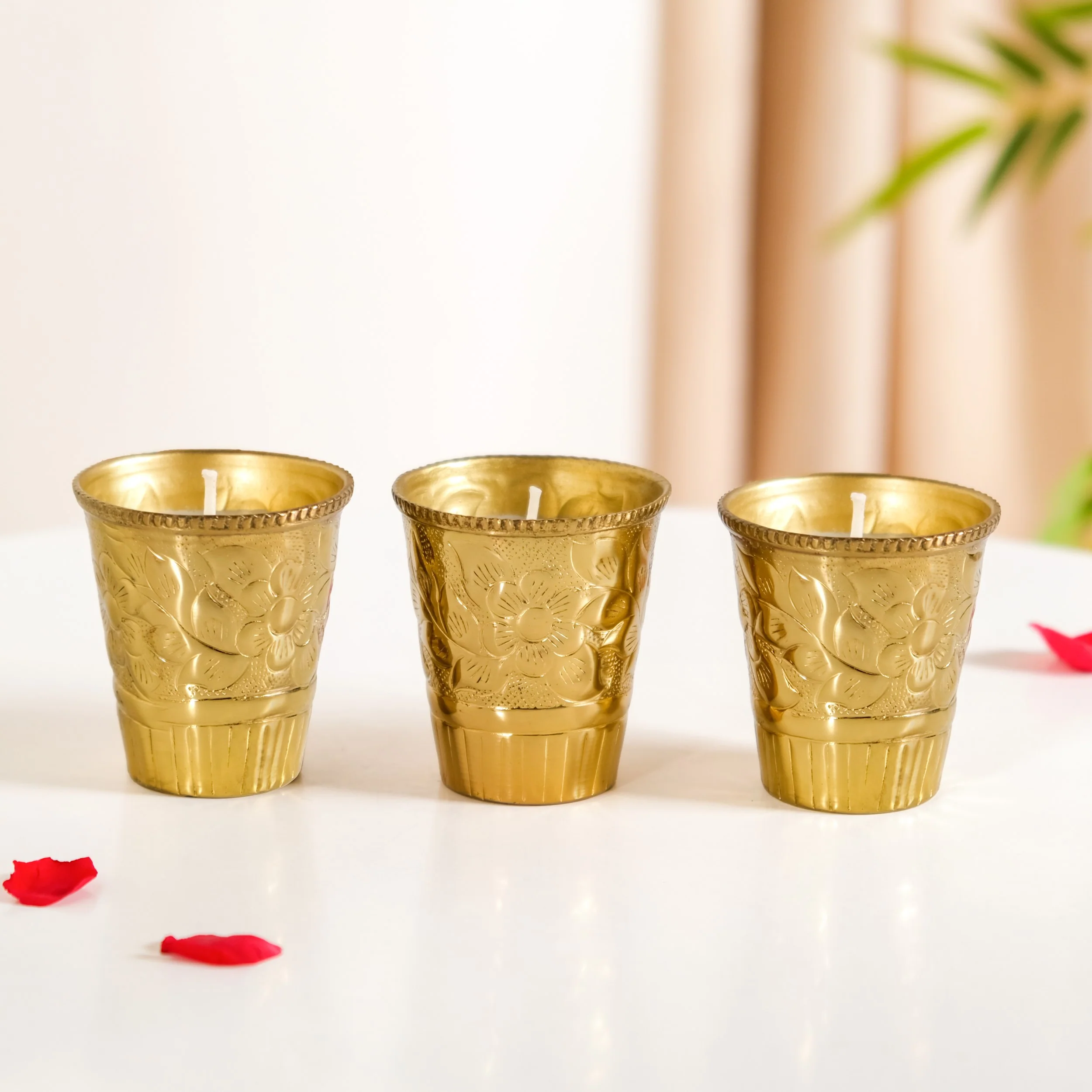 Vanilla Fragrance Candle Jar Set Of 3 In Gift Box - Image 7