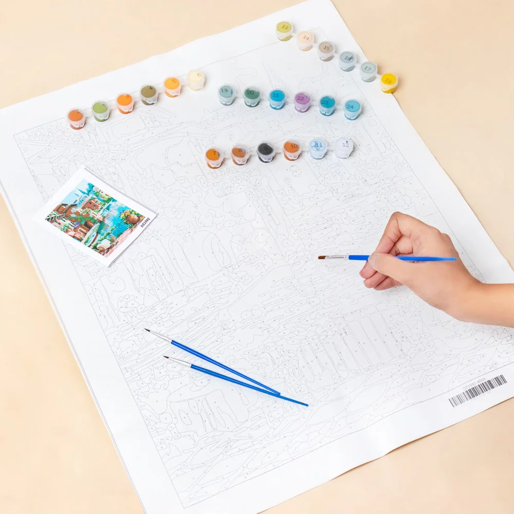 Venetian Landscape DIY Painting By Numbers Kit - Image 6