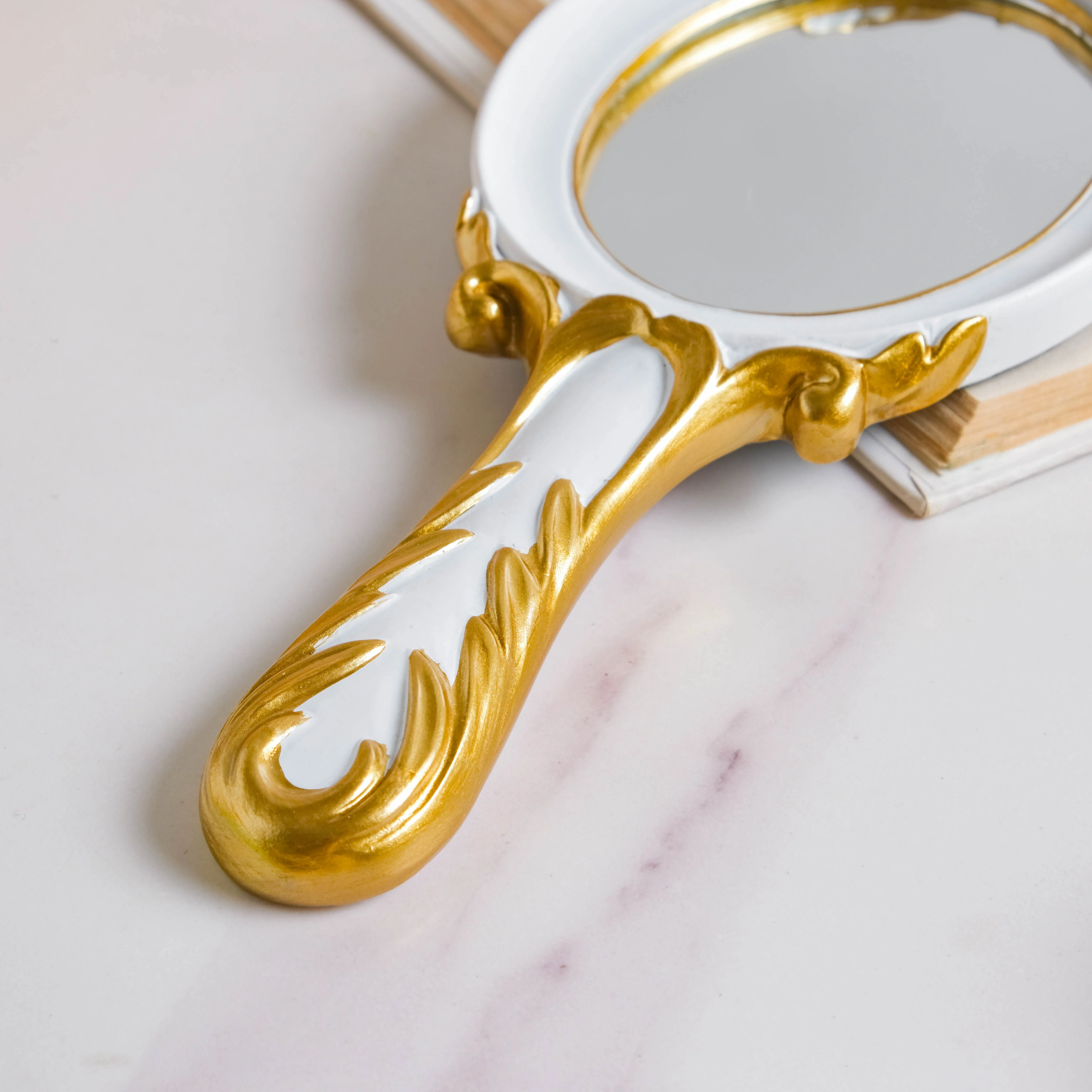 Venus Vanity Handheld Mirror White - Image 6