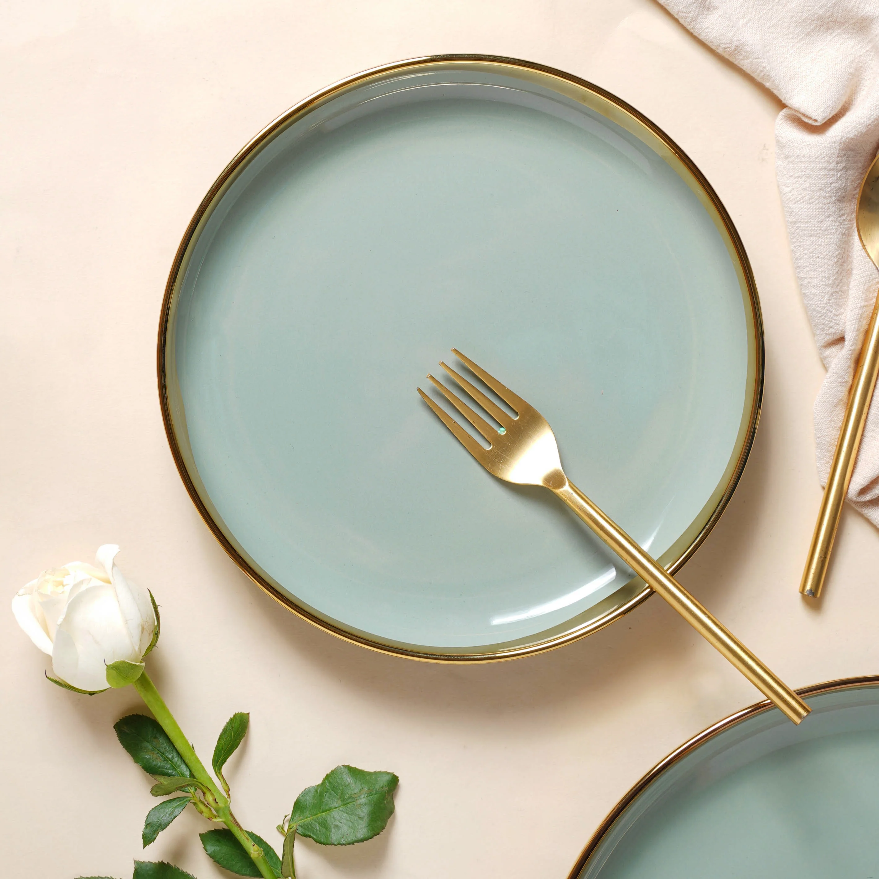 VERA Green 27 Piece Dinner Set For 6 - Image 12
