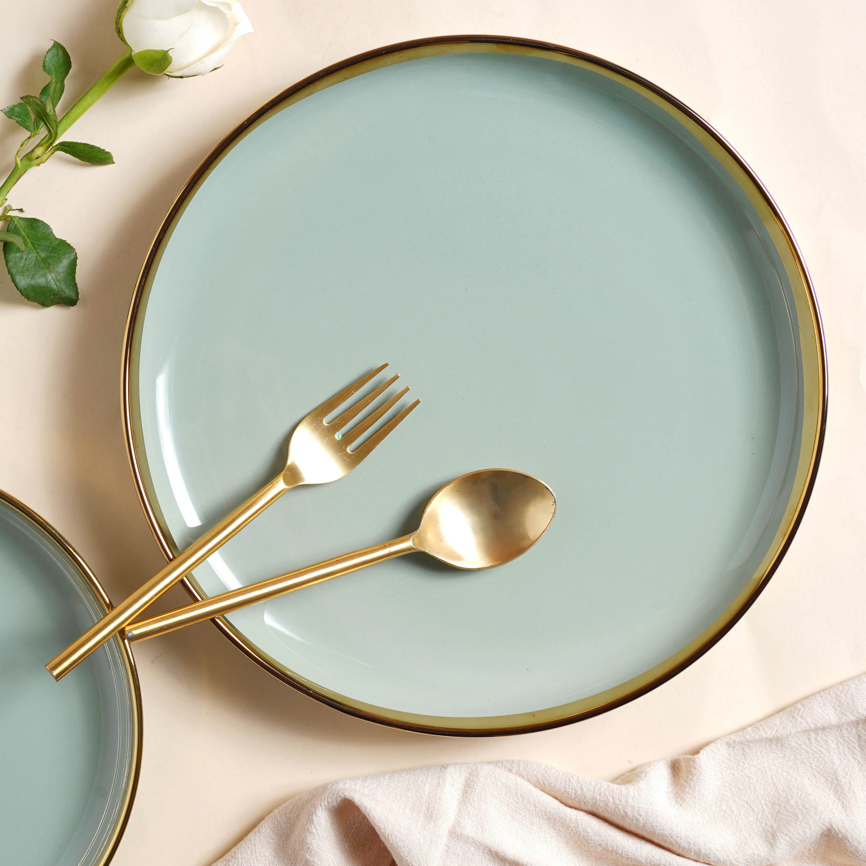 VERA Green 27 Piece Dinner Set For 6 - Image 7