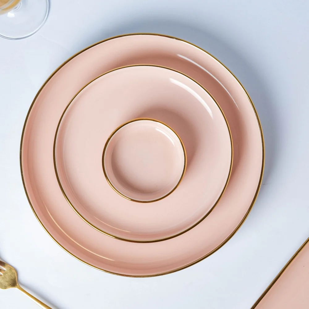 VERA Pink 27 Piece Dinner Set For 6 - Image 4