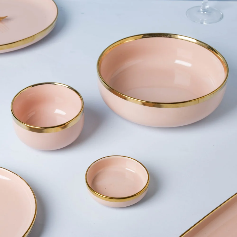 VERA Pink 27 Piece Dinner Set For 6 - Image 5