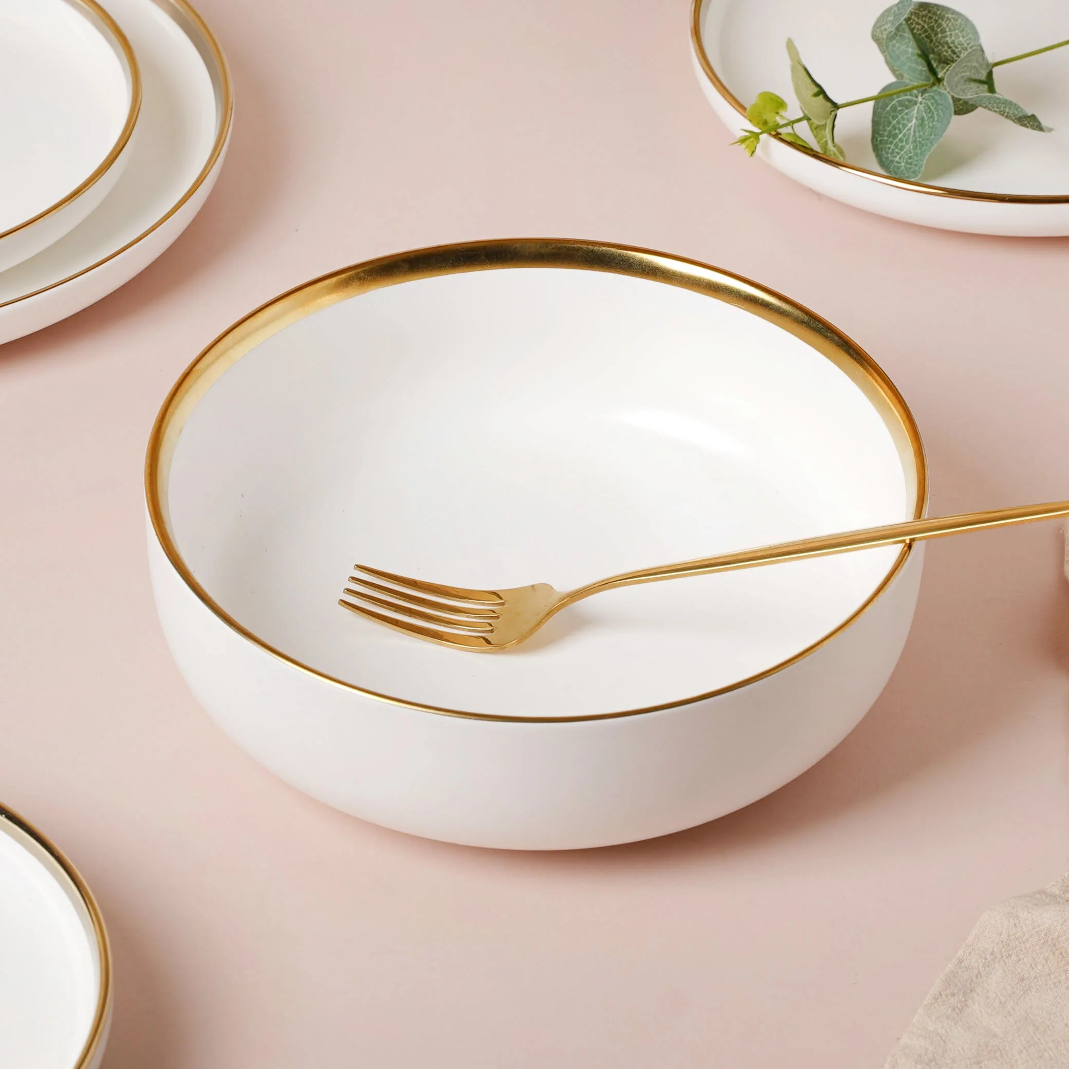 VERA White 27 Piece Dinnerware For 6 - Image 10