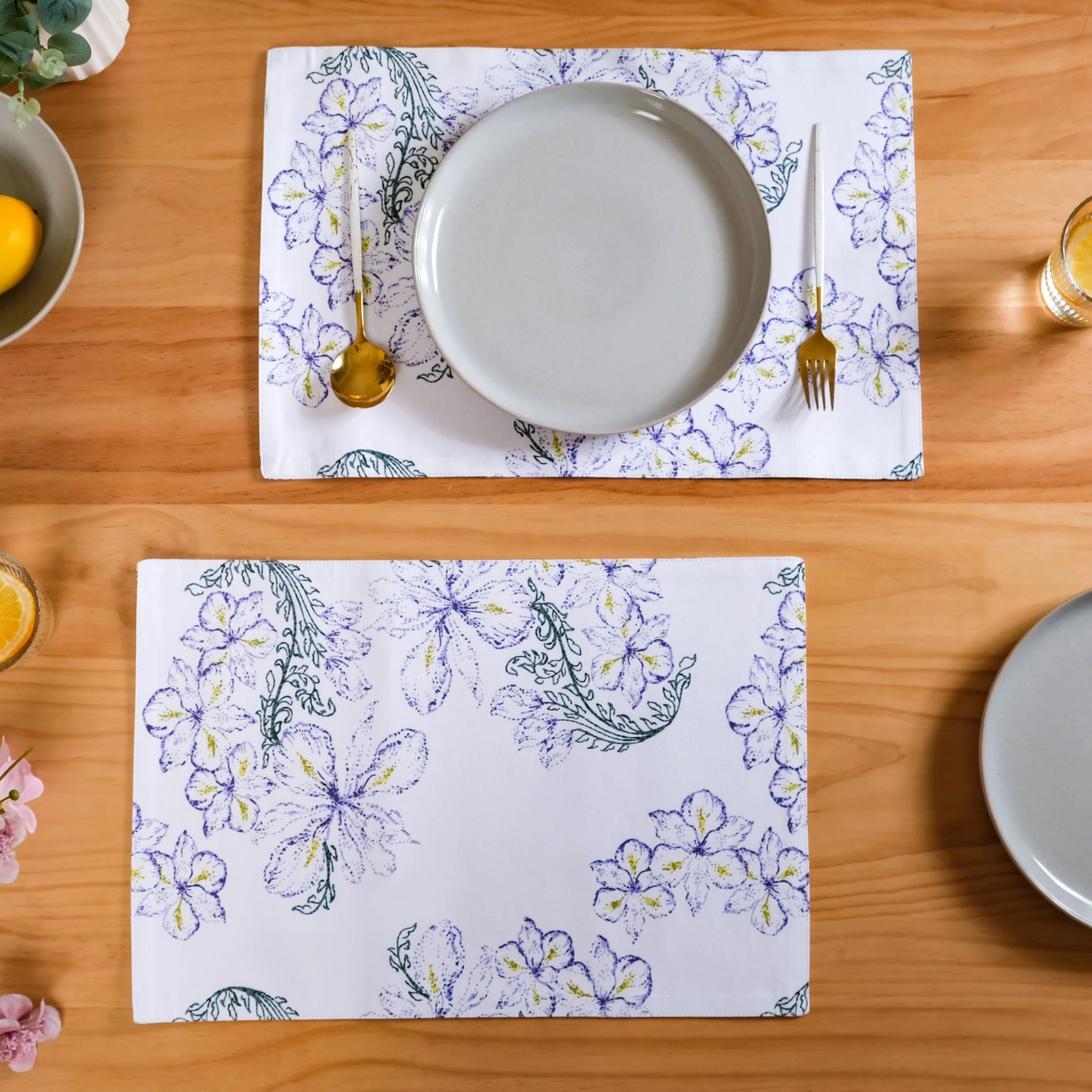 Verde 12 Piece Table Mat And Napkin Set - Image 3