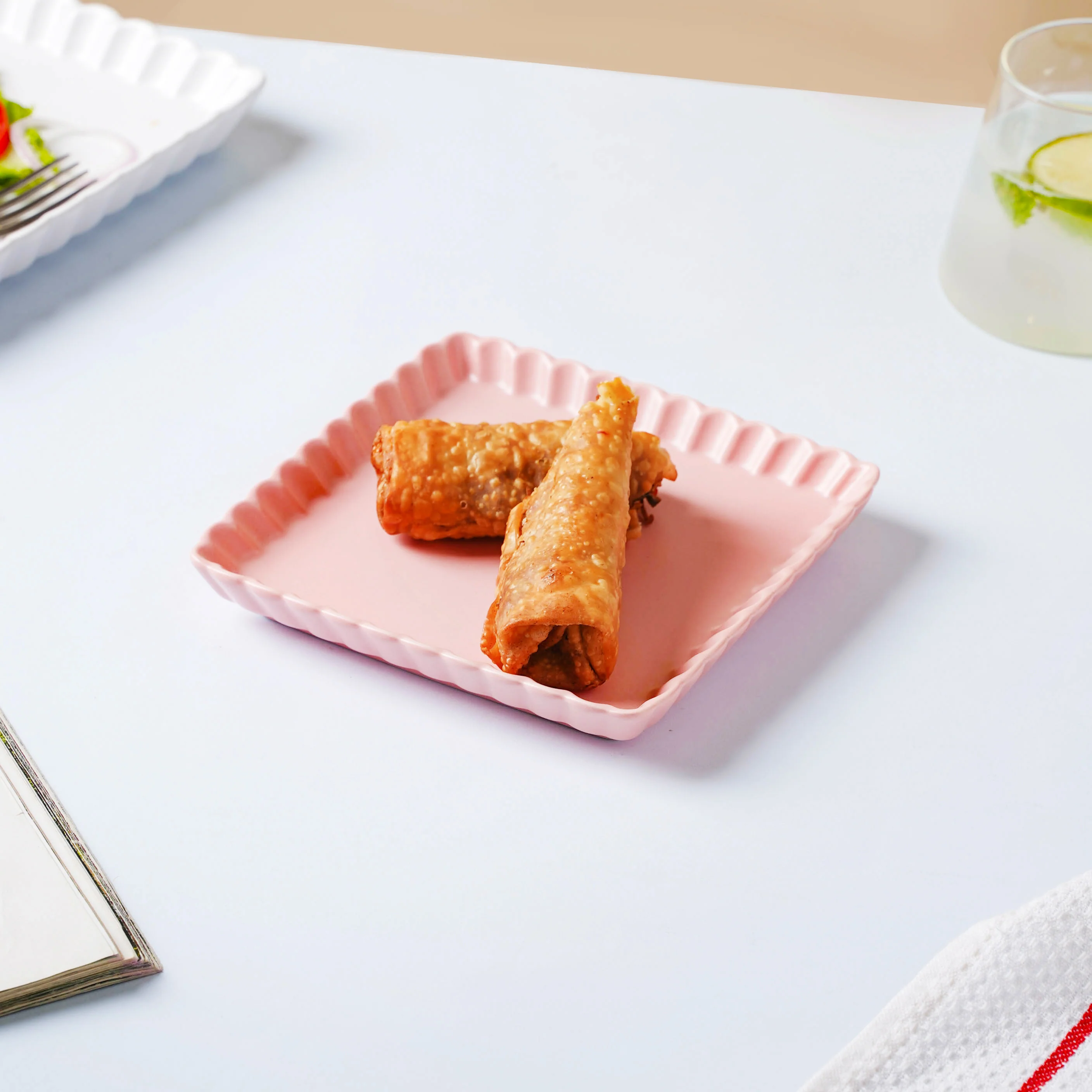 Very Berry Square Snack Dish 6 Inch - Image 6
