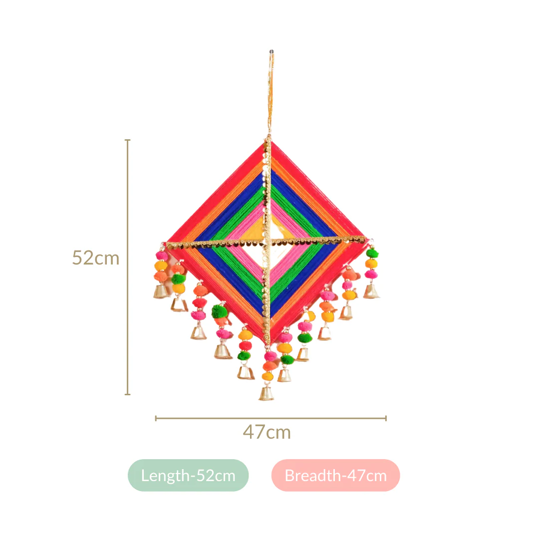 Vibrant Kite Wall Hanging Set of 2 - Image 10