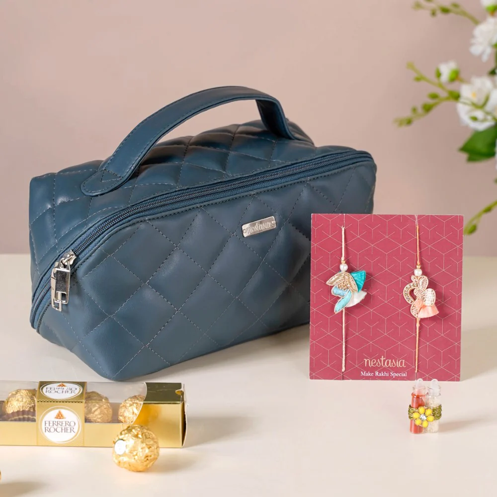 Vibrant Rakhi Delights Hamper Set of 4 - Image 3