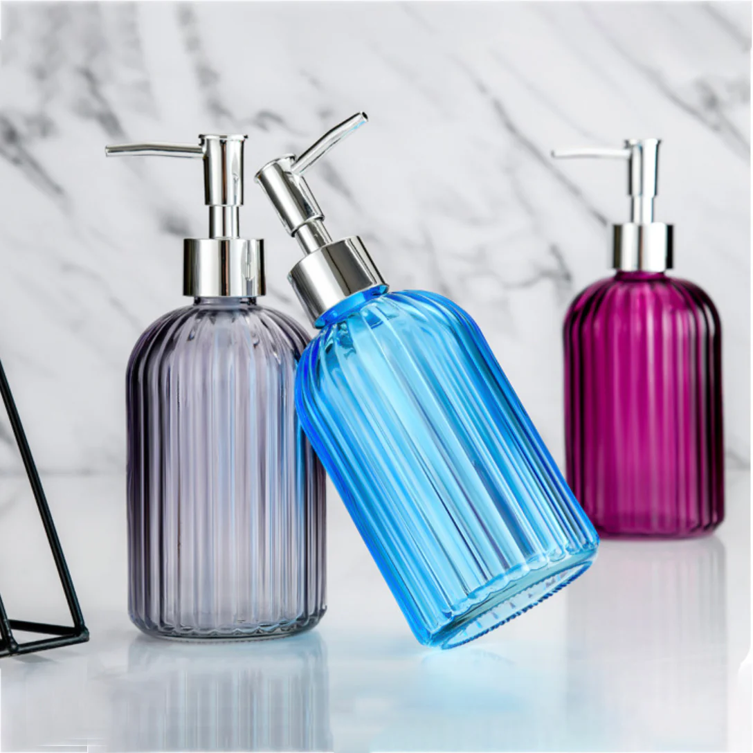 Vienna Grey Glass Dispenser With Nozzle - Image 10
