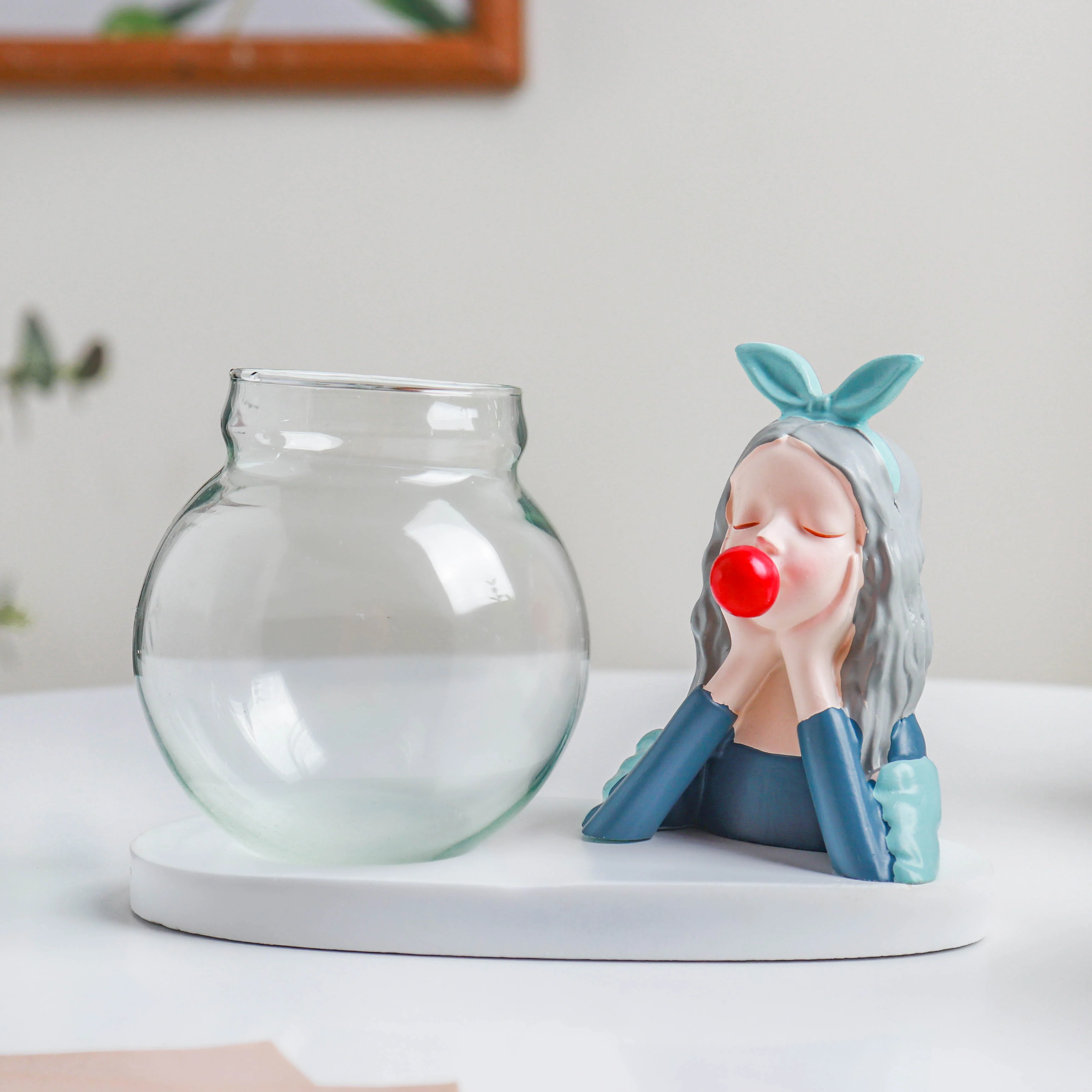 Vintage Figure Vase - Image 5