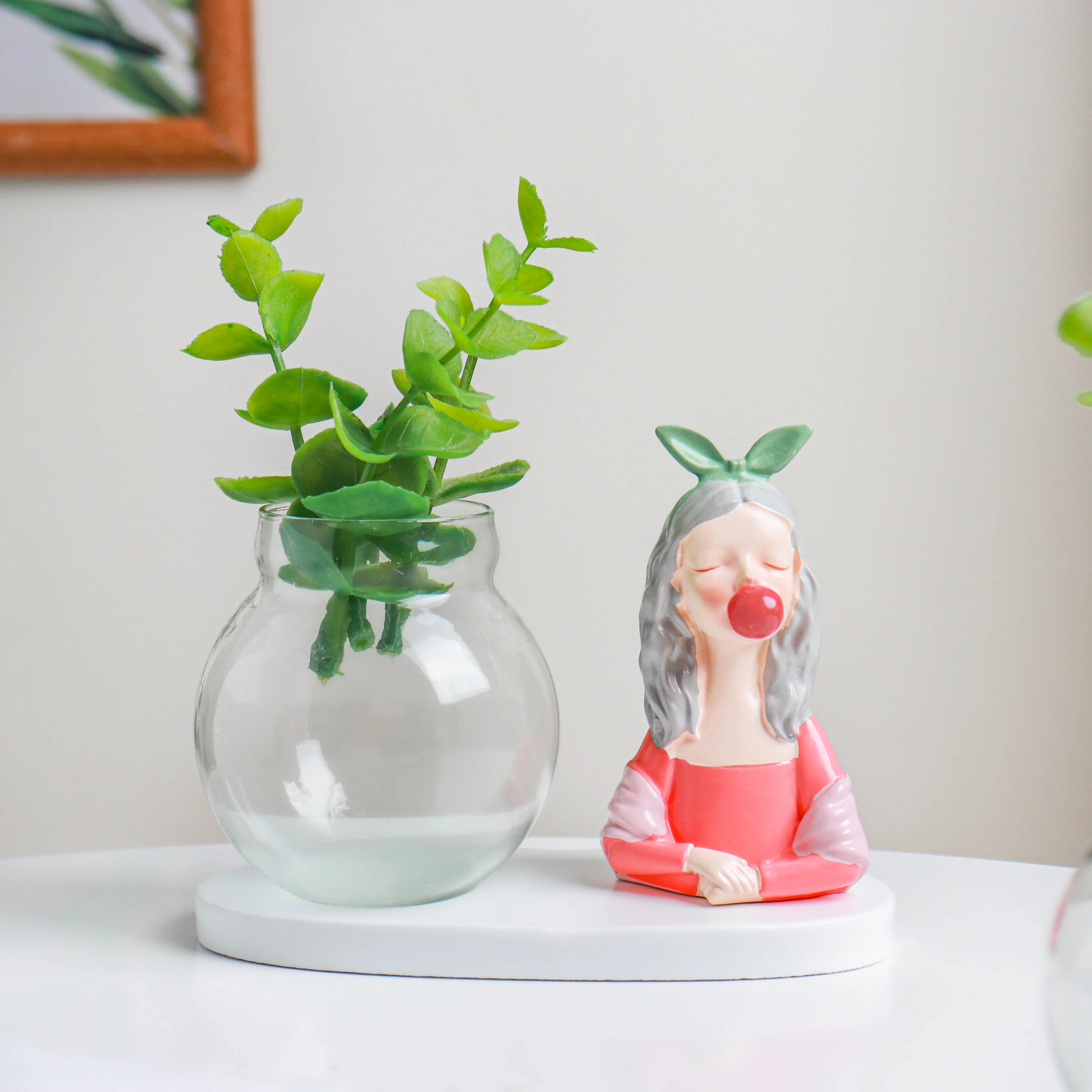 Vintage Figure Vase - Image 6