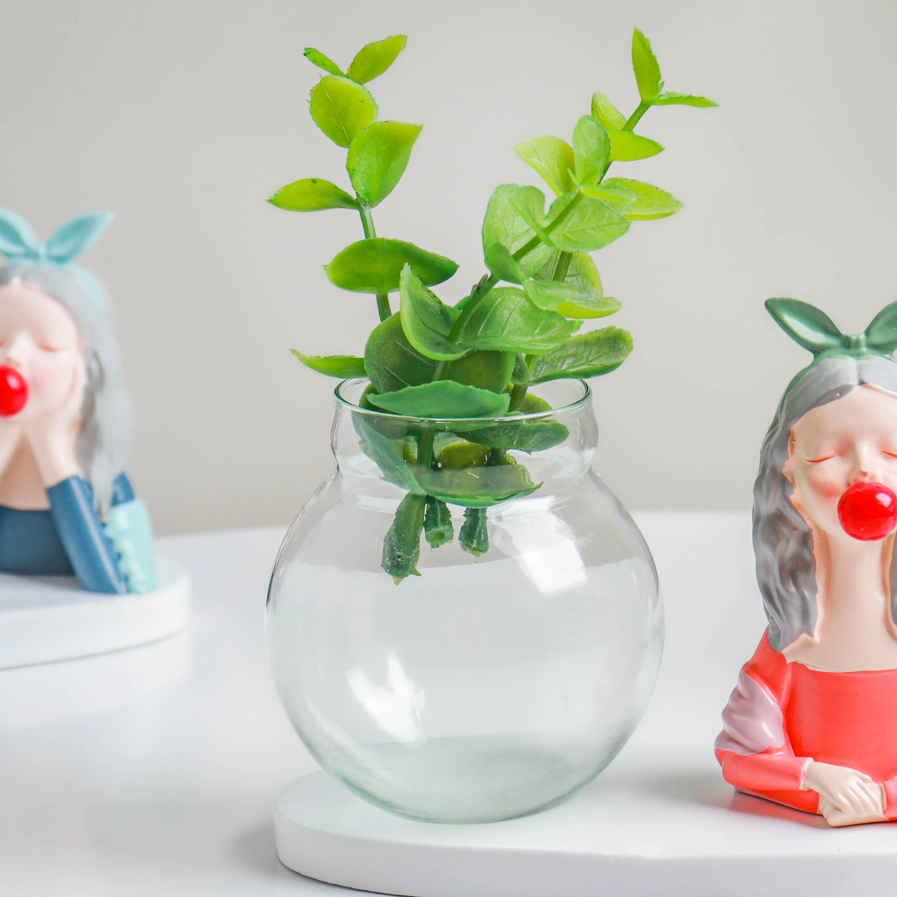 Vintage Figure Vase - Image 8