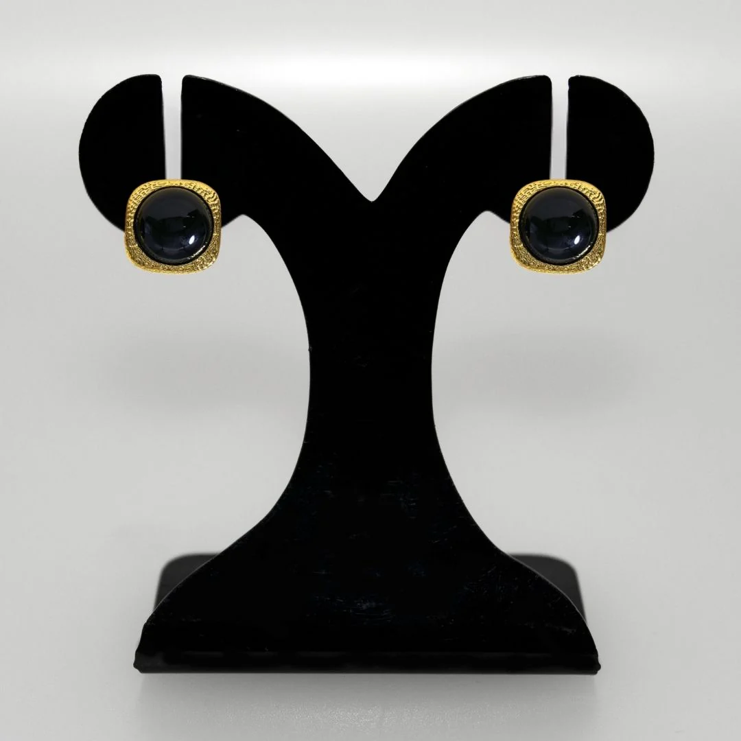Vintage Nouveau Studs Black - Image 6
